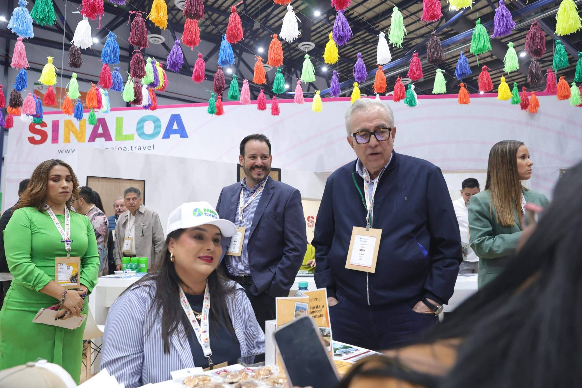 $!Presenta Rocha proyecto de Centro de Convenciones de Culiacán en el Tianguis Turístico 2025