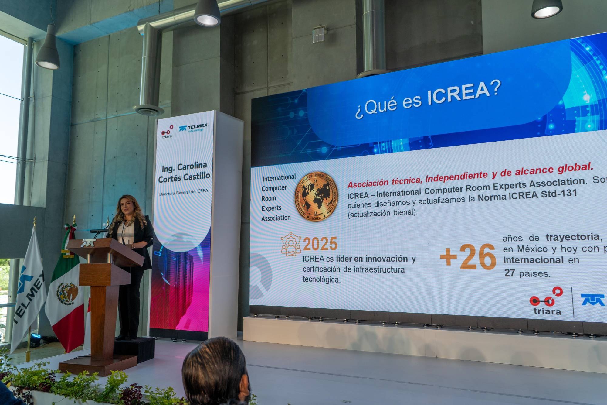 $!Recibe Triara, de Telmex, certificación ICREA Nivel VI