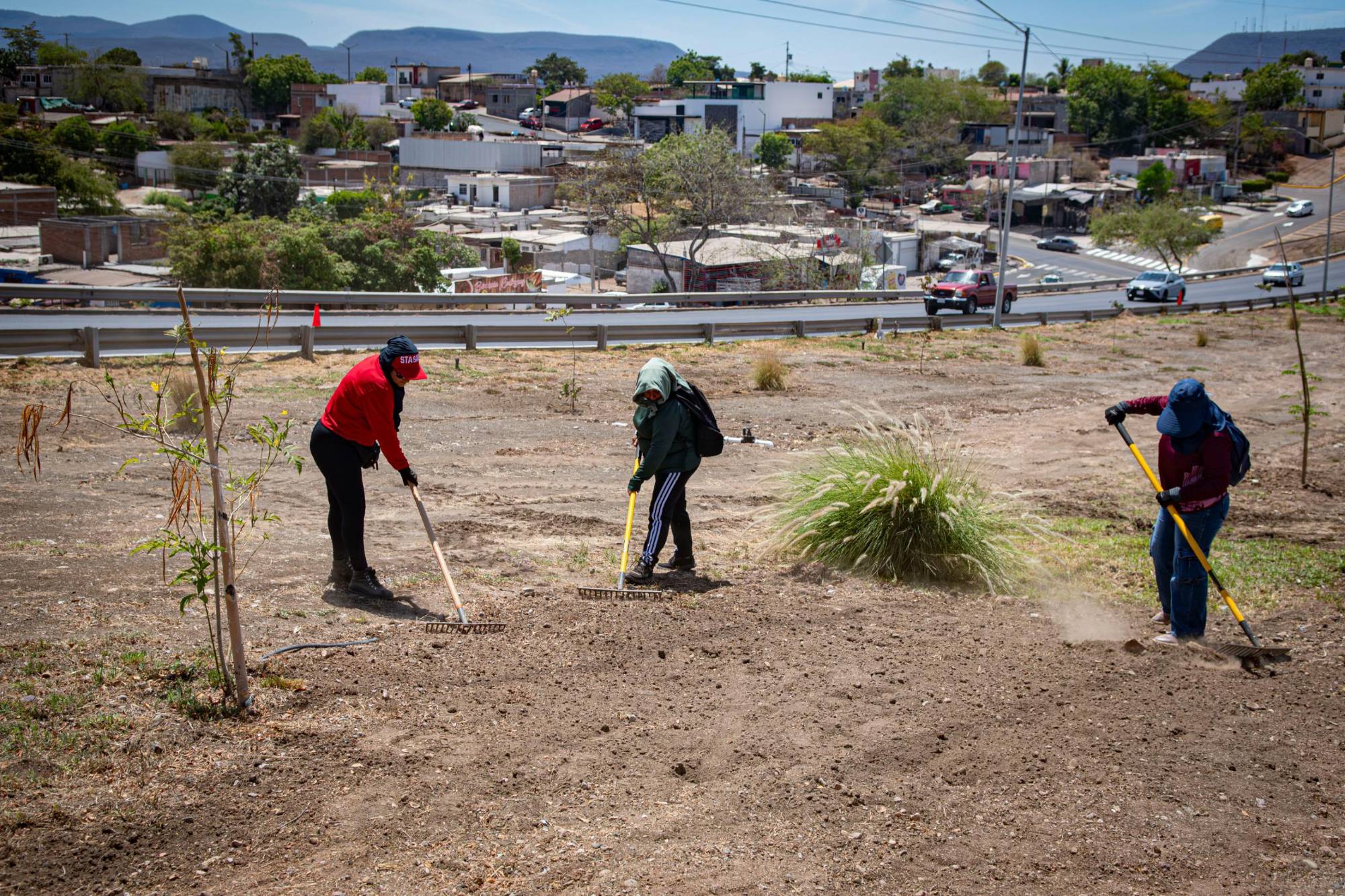 $!Gobierno de Culiacán limpia y poda vialidades clave de la ciudad