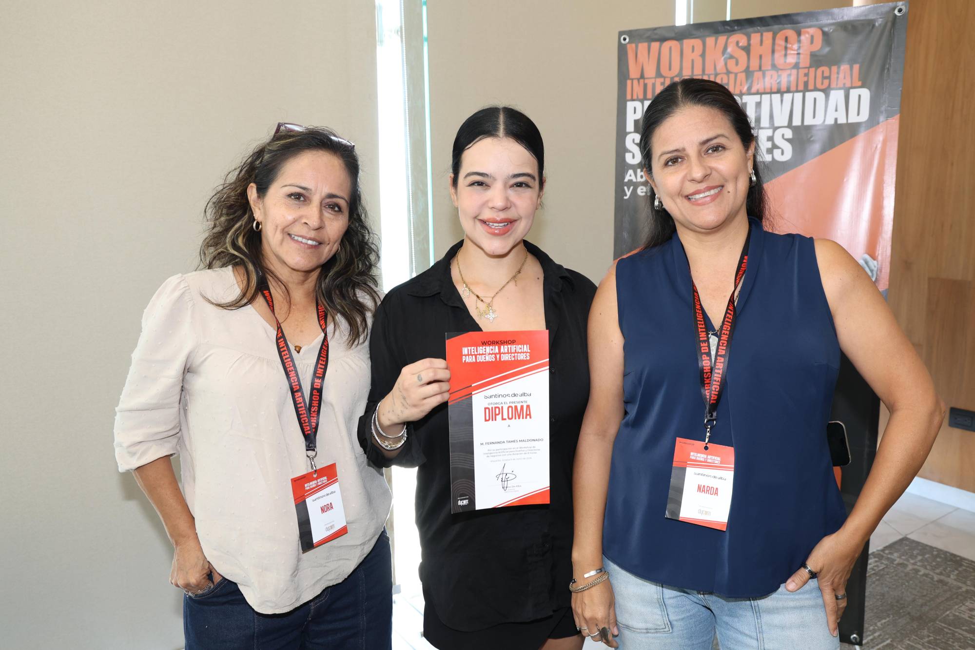 $!Nora Maldonado, María Fernanda Tamés y Narda Maldonado.