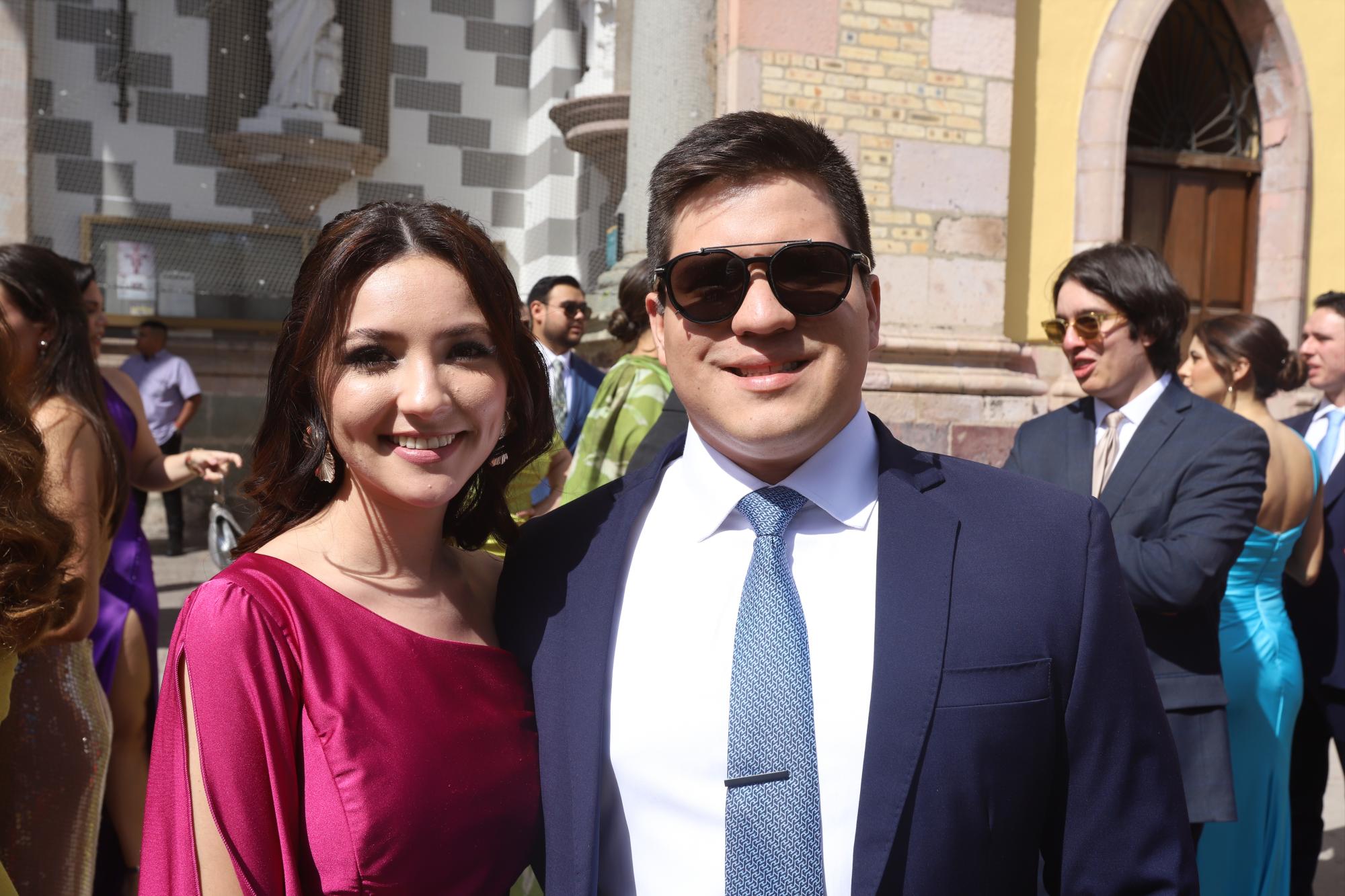 $!Dámaris Armenta y Édgar Pérez.