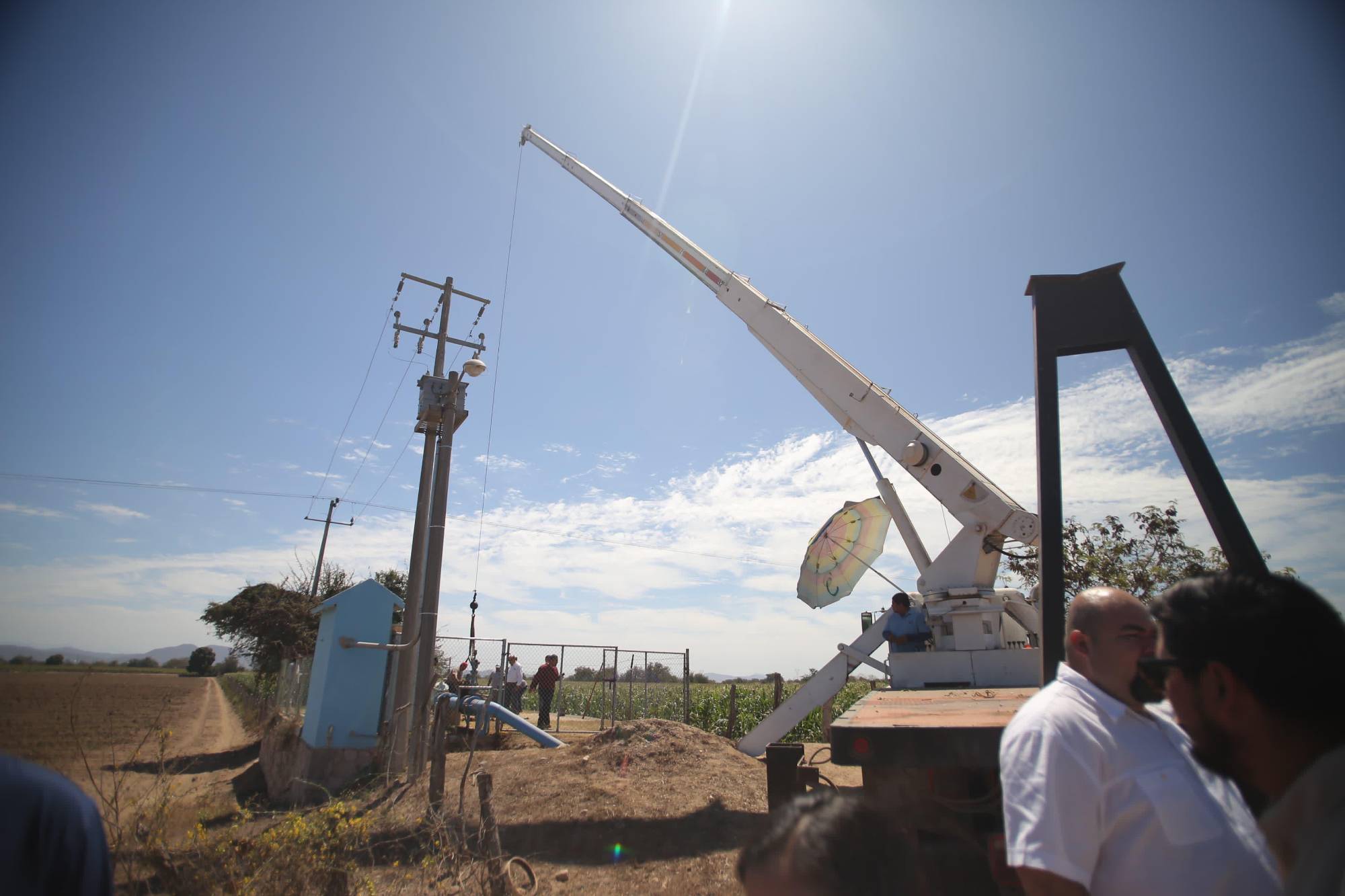 $!Rehabilitan pozo de extracción de agua en la zona rural de Mazatlán