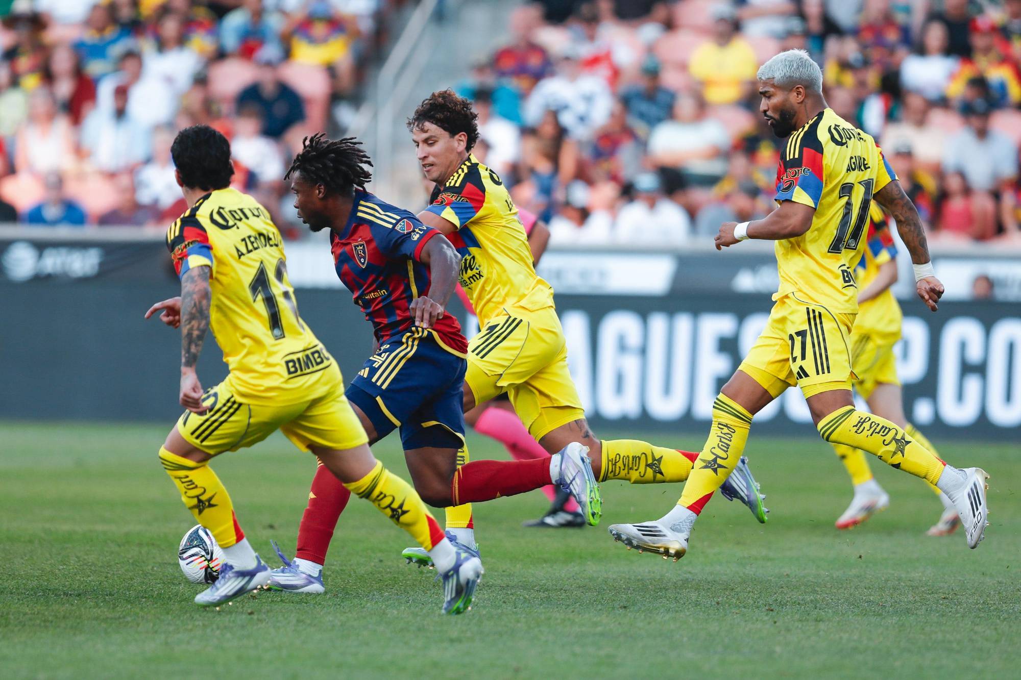 $!América empata con Real Salt Lake y pierde punto extra en penales en su debut en la Leagues Cup 2025