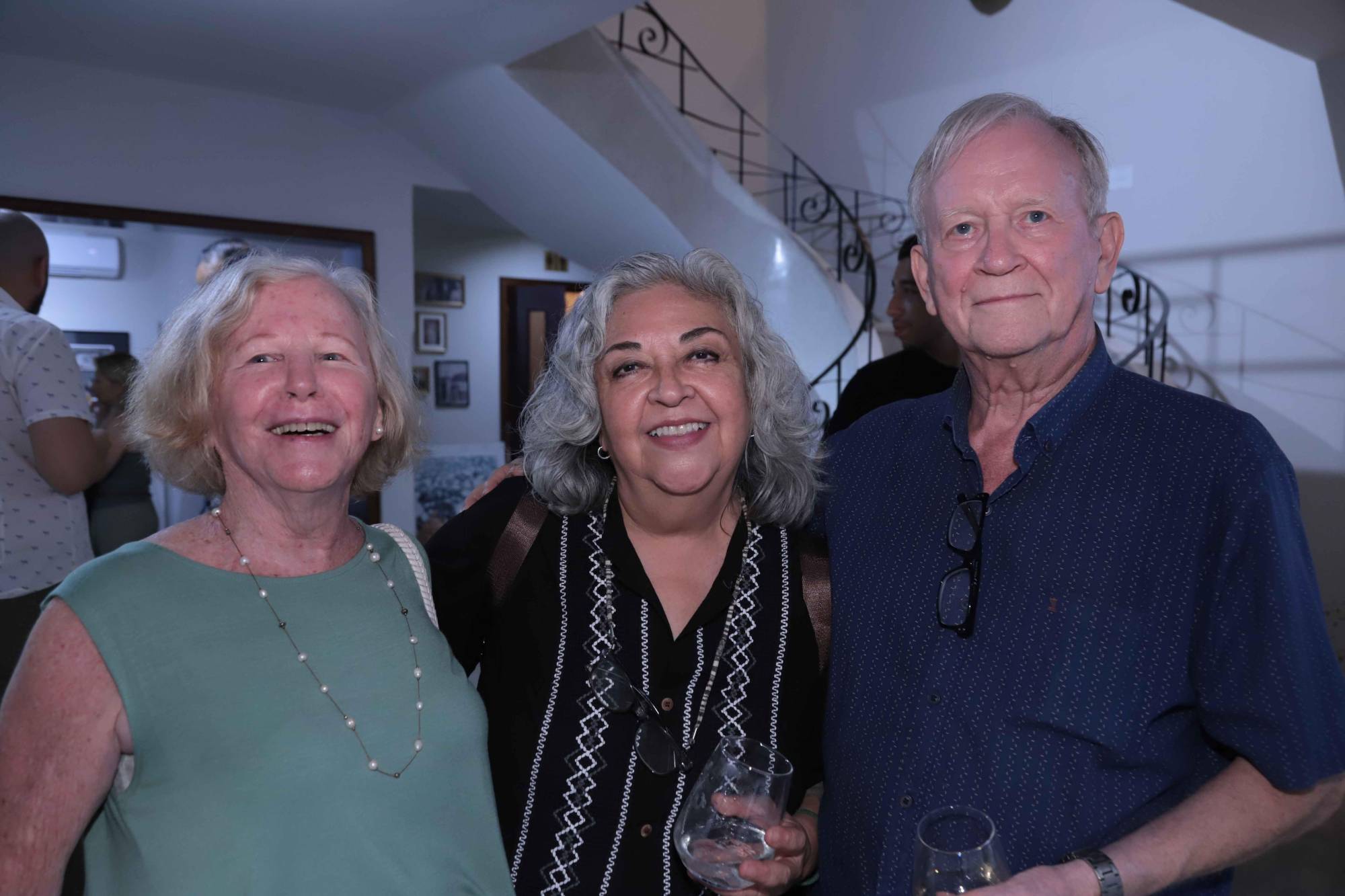 $!Sheila Madsen, Cecilia Sánchez Duarte y Soren Madsen.