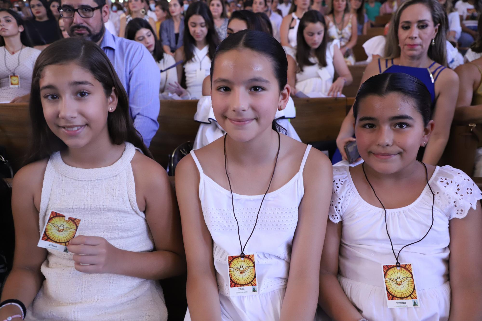 $!Elena de Rueda junto a Elisa y Emma Saracho Herrera.
