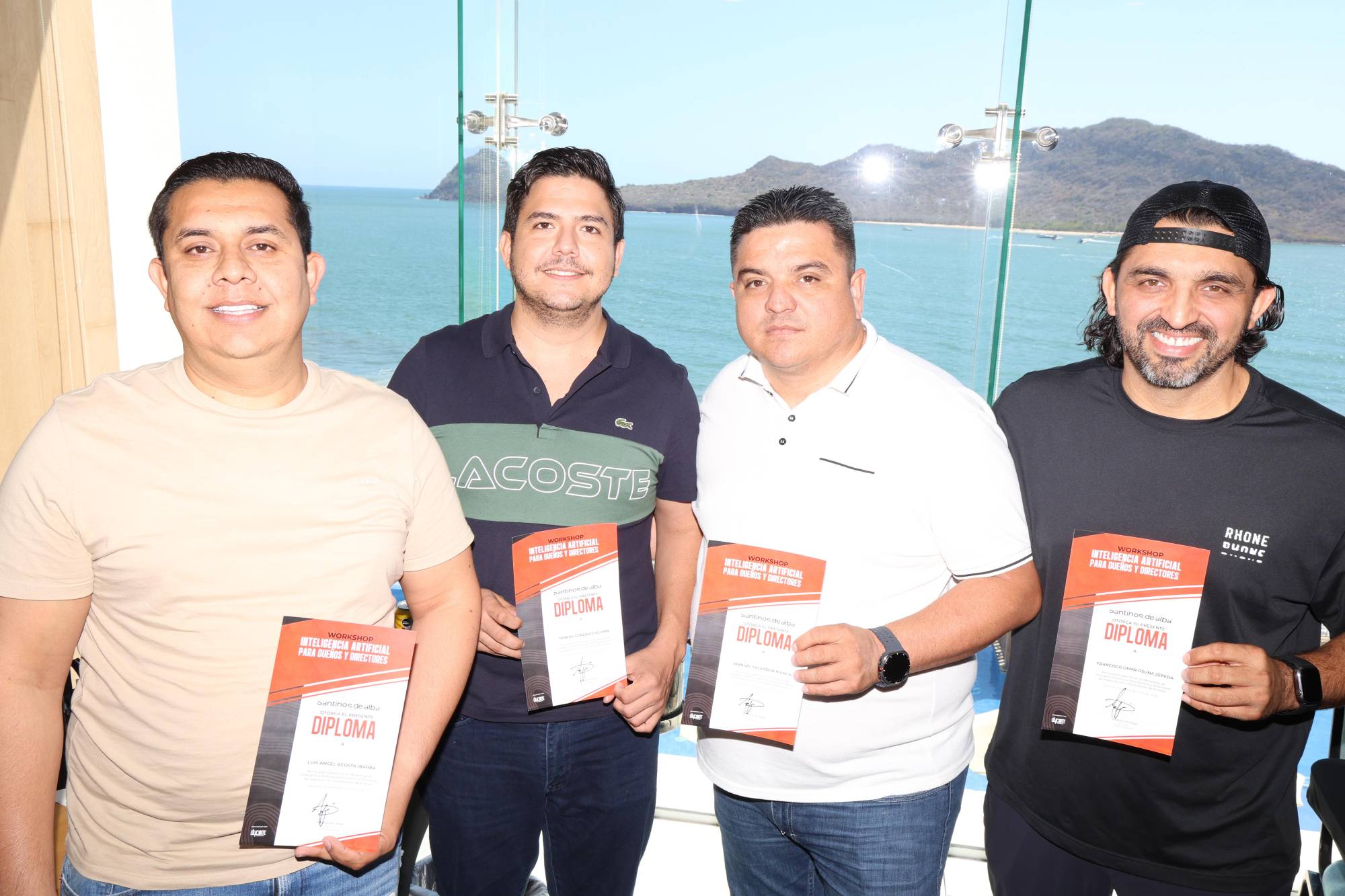 $!Luis Ángel Acosta Ibarra, Manuel González Aguirre, Manuel Salvador Rivas y Francisco Omar Osuna Zepeda.