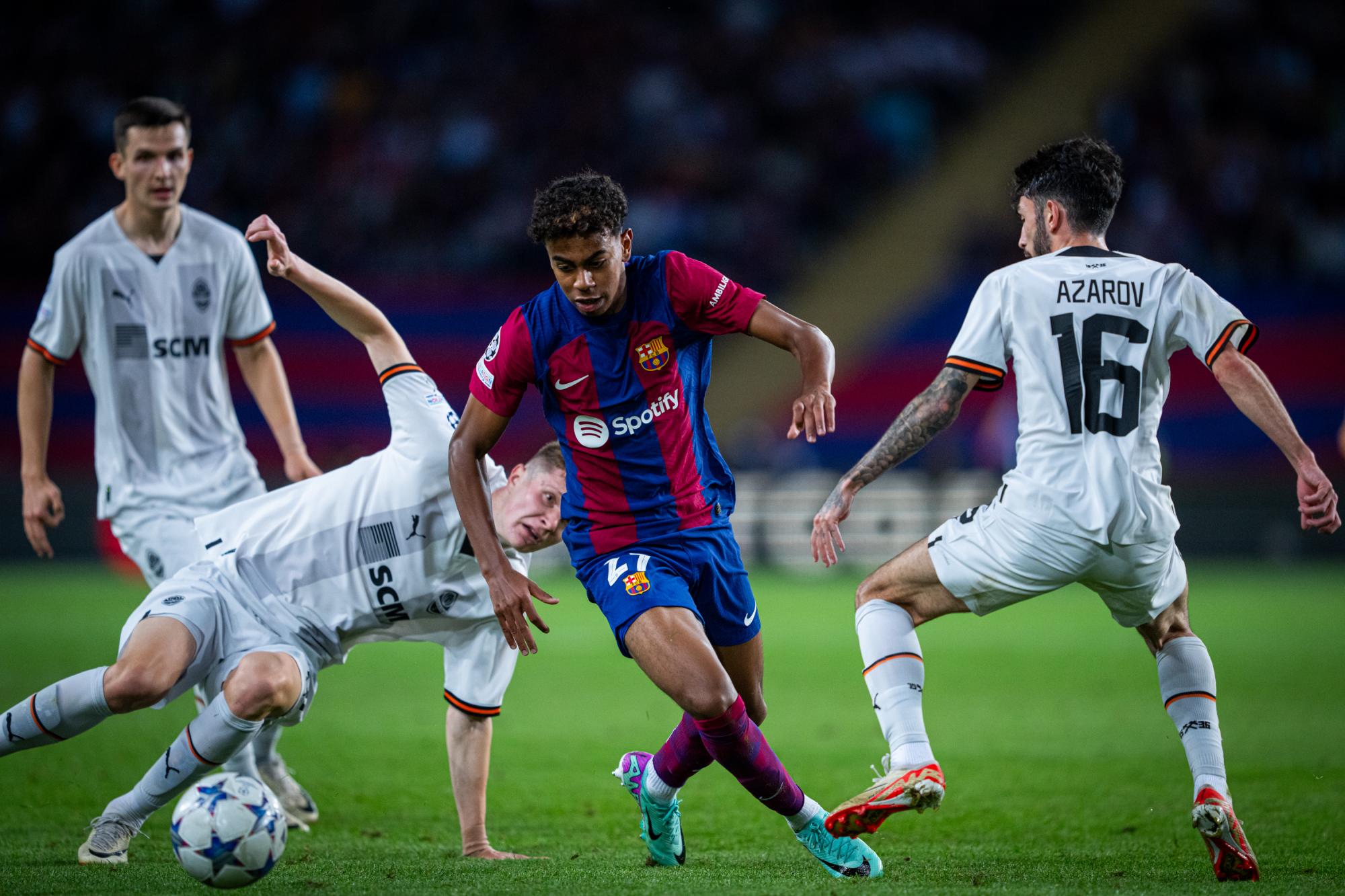 $!Barcelona sufre al final pero mantiene el pleno en Europa