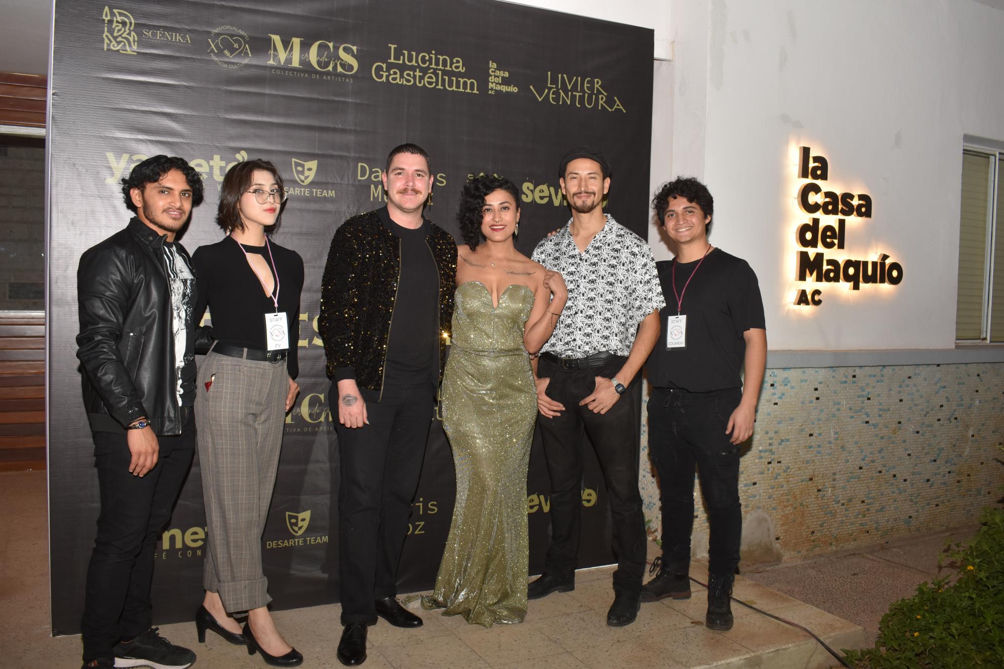 $!Organizadores del evento David Bauman, Fy Vargas, Jonathan Azbat, Judith Cárdenas, Juan Andrés Gastélum y Eduardo D’ Rodelo.