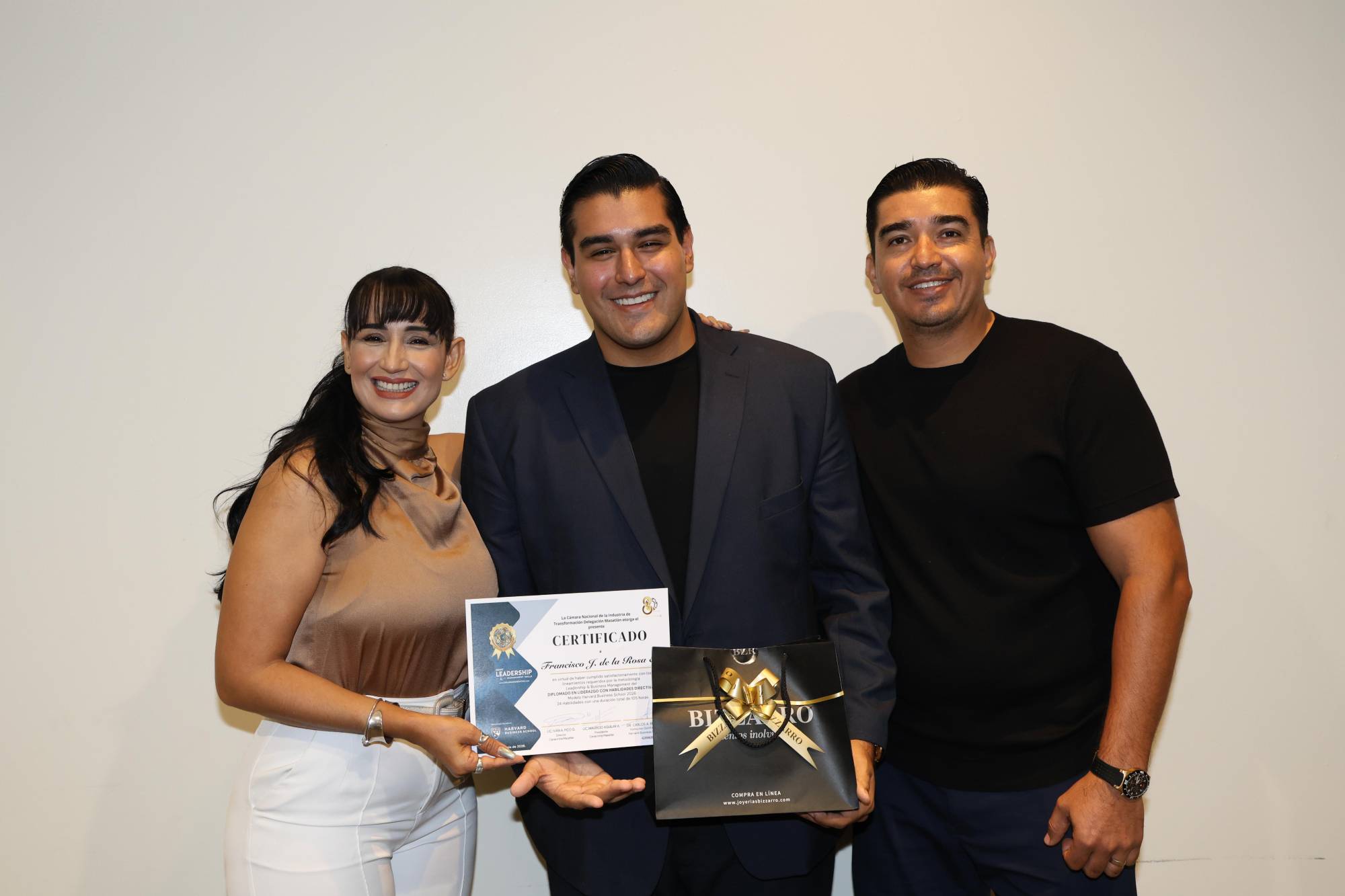 $!Aleida Elizalde, Francisco Javier de la Rosa y Francisco Javier de la Rosa García.