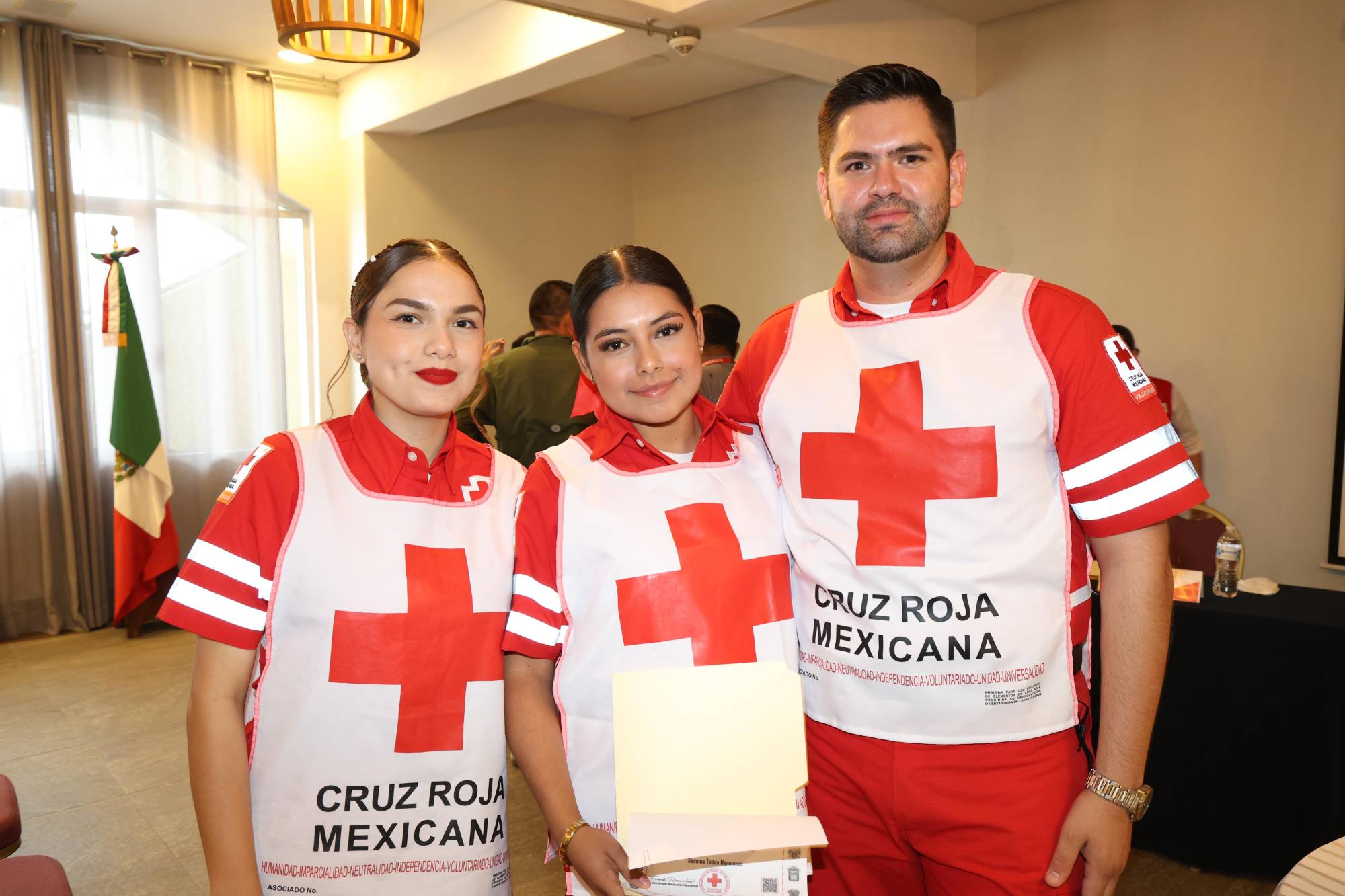 $!Hanna Lizbeth Covarrubias, Lupita Rasgado y Santiago Jiménez.