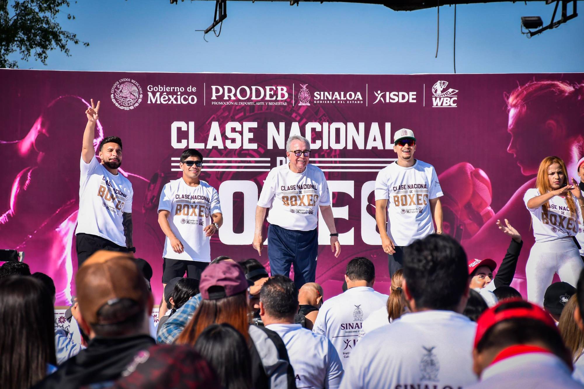 $!Participa Sinaloa en Clase Nacional de Boxeo, estrategia con la que se pretende combatir adicciones