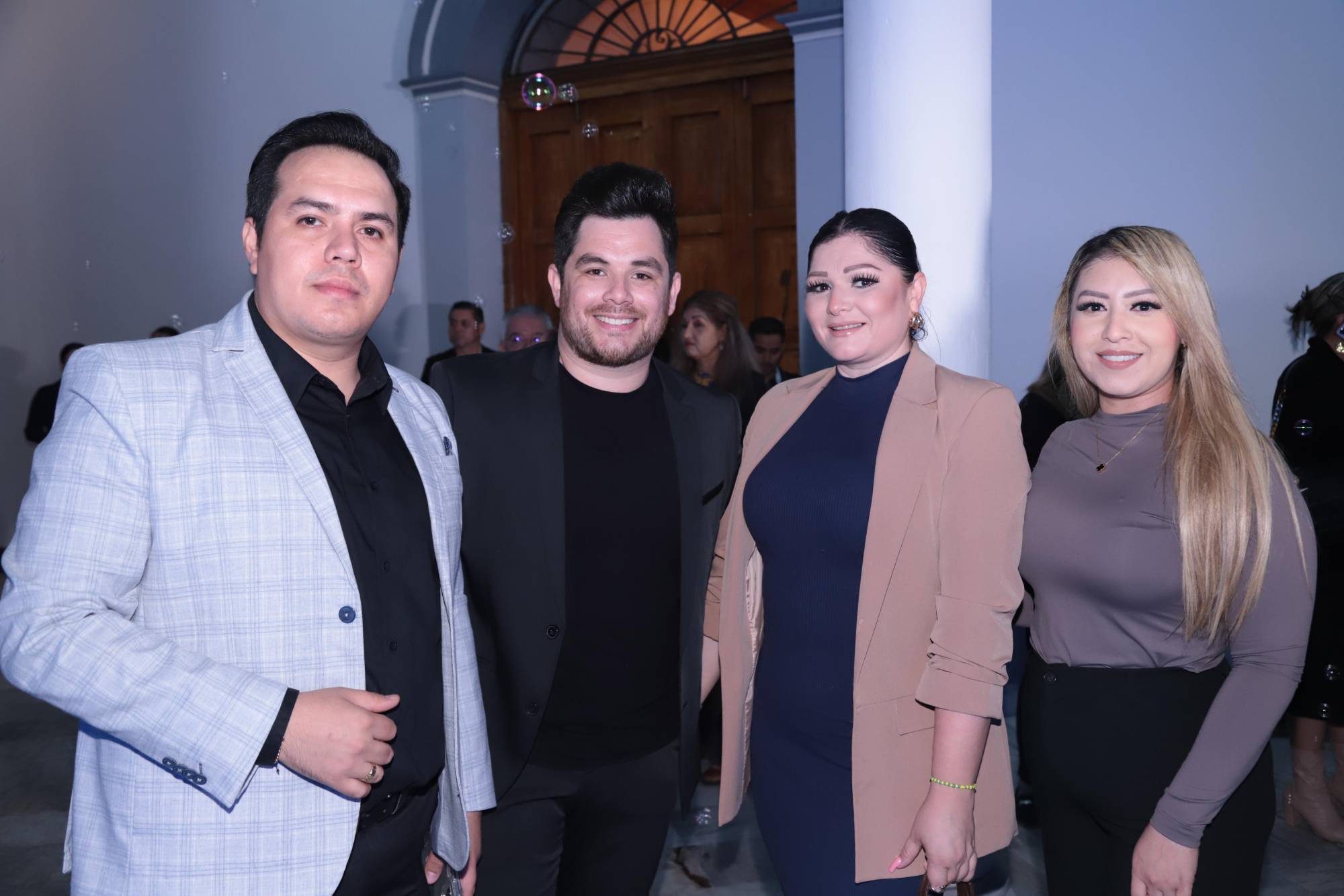 $!Julio Aranda, Yuri Quiroz, Víctor Quiroz y Cindy Sánchez.