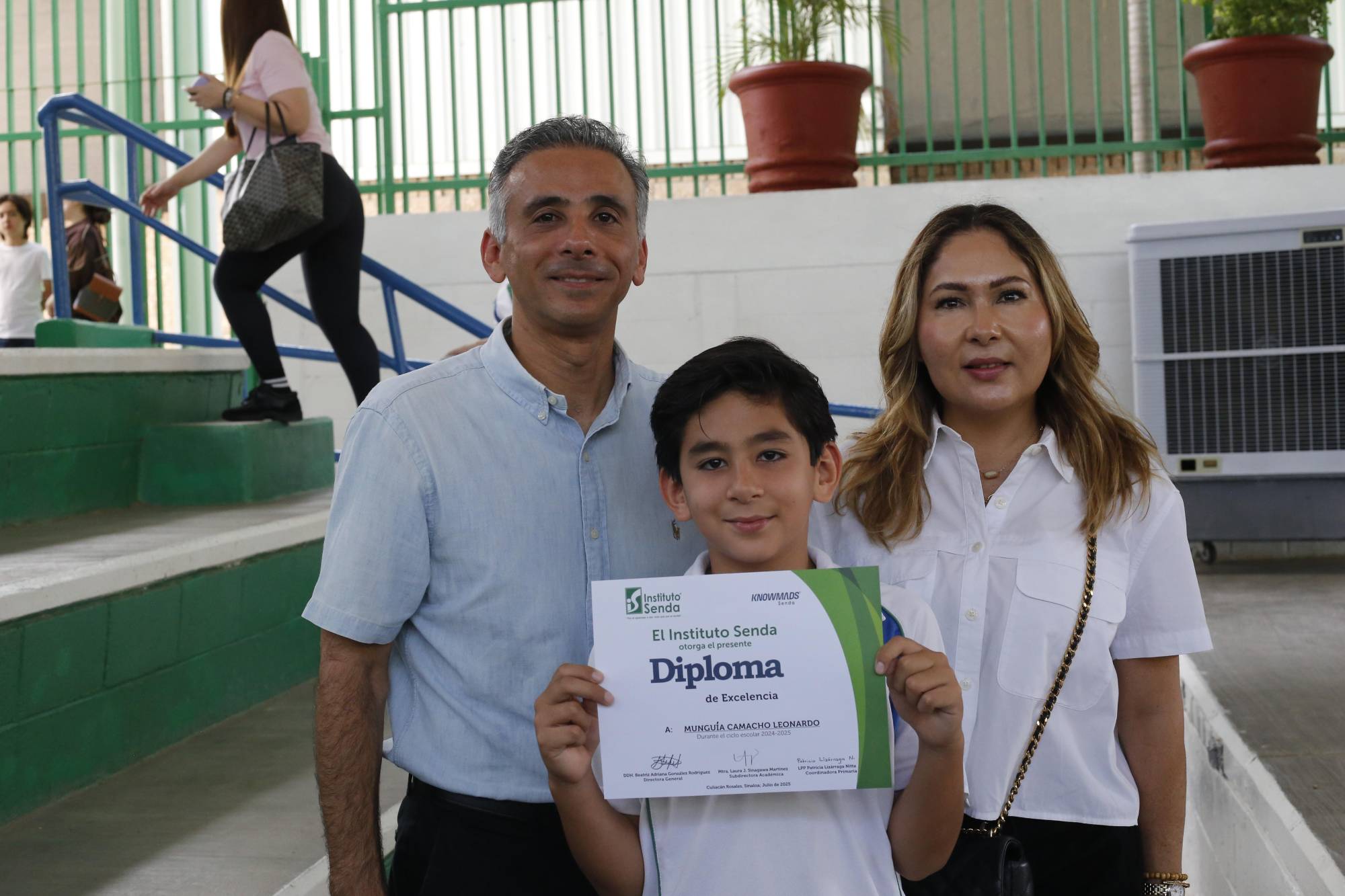$!Gonzalo Munguía, Leonardo Munguía Camacho y Elda Camacho.