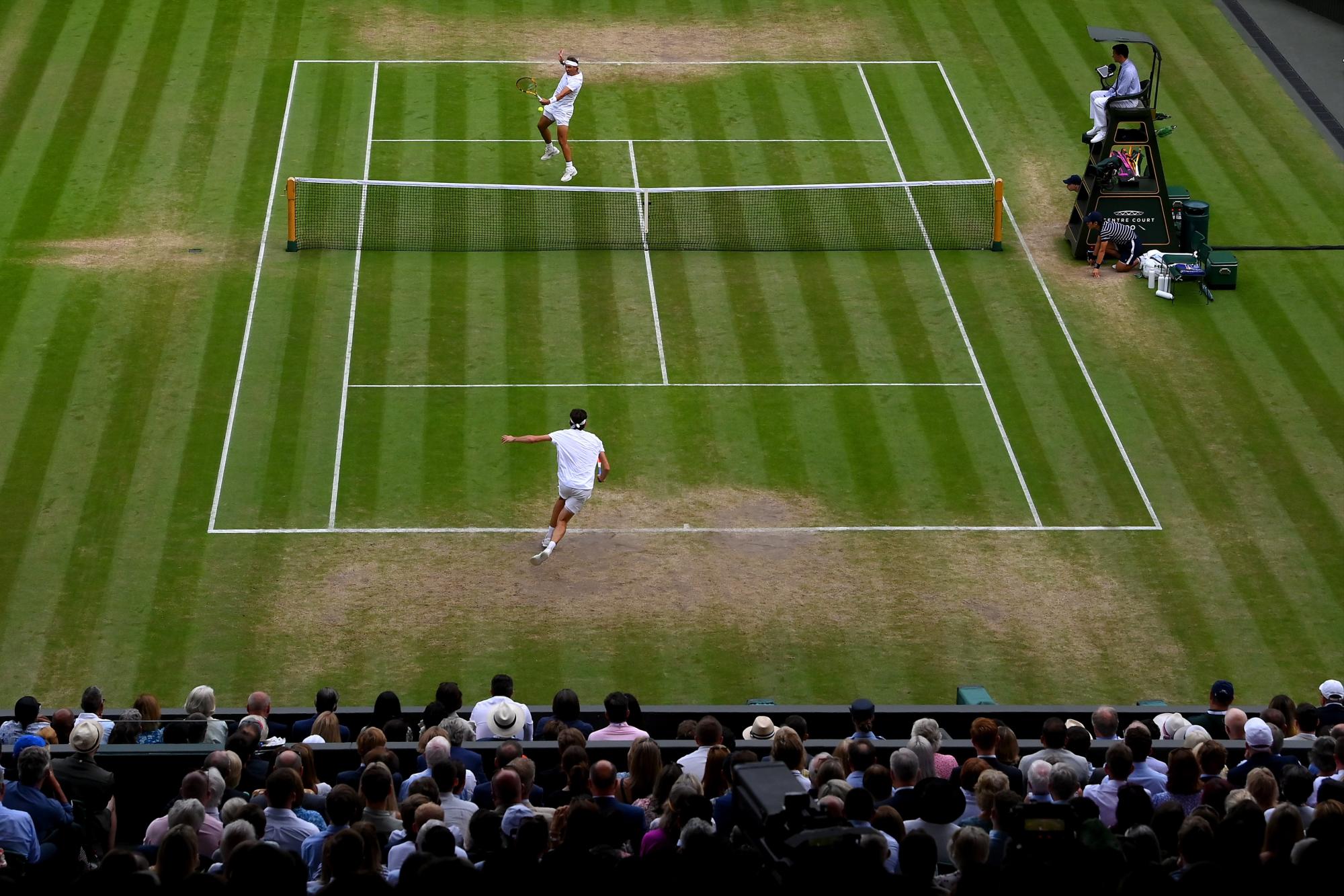$!Rafael Nadal resiste estoicamente a Taylor Fritz para avanzar a semifinales en Wimbledon
