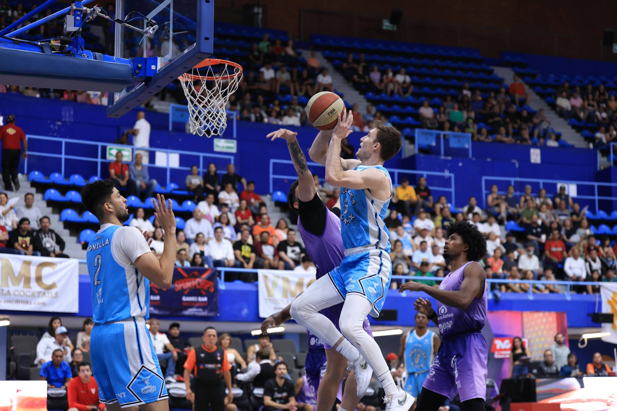 $!Venados Basketball cierra el rol regular con derrota ante Ángeles de la CDMX