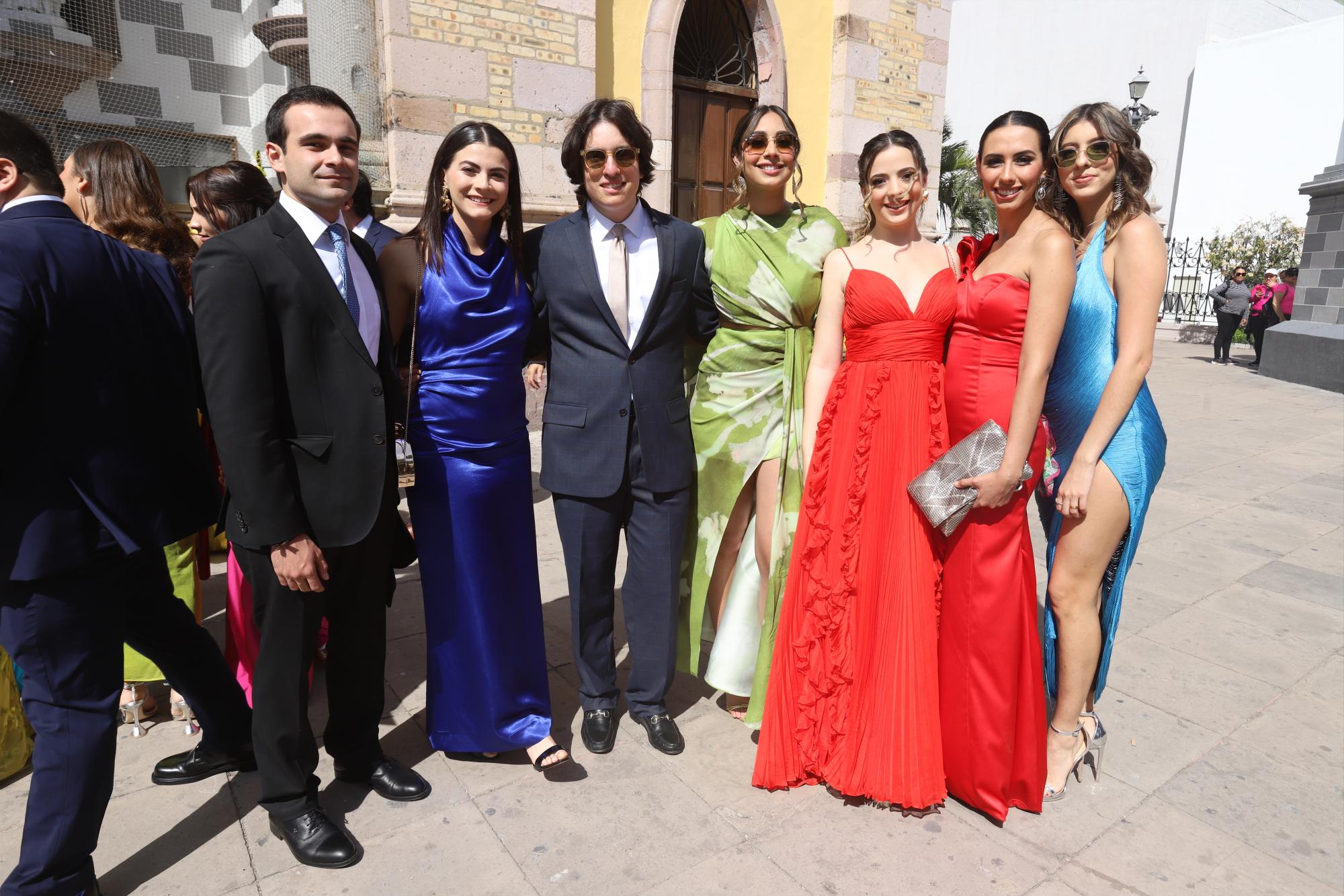 $!César Nieves, Regina Uribe, Juan Pablo Castillo, Mariana Cisneros, Ana Sofía Magaña, Emilia Sofía Núñez y Clarisa Castillo.
