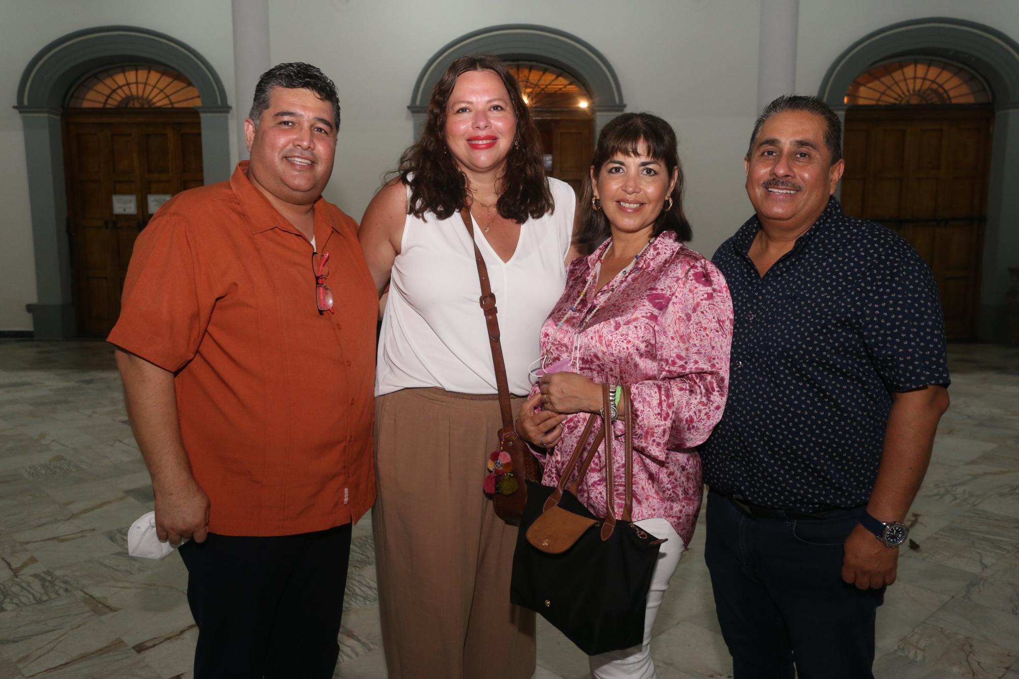 $!Miguel Torres, Esmeralda Ruiz, Luz María Rubio y Benjamín Hernández.