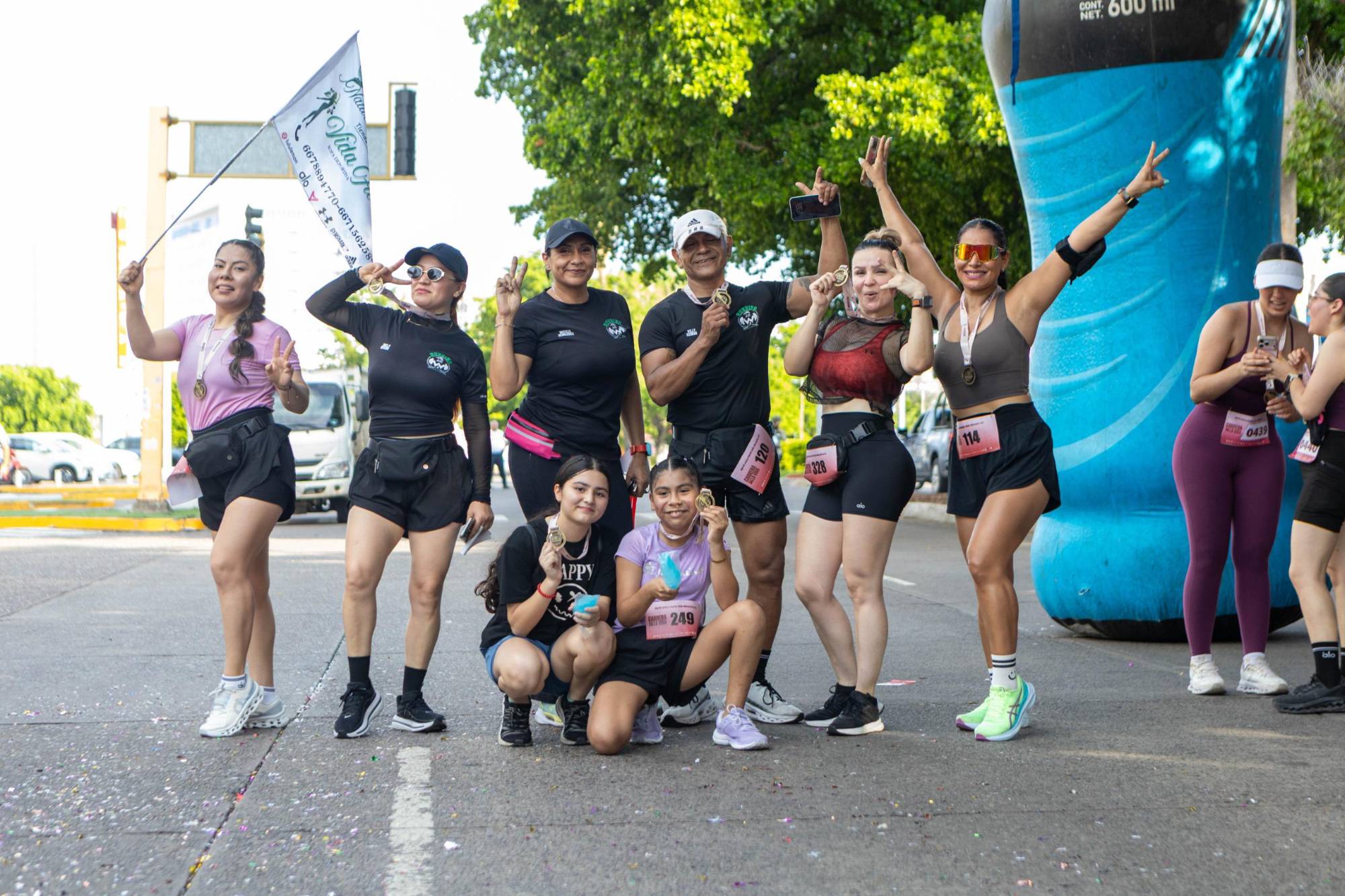 $!Roberto Medina y Abigail Soto conquistan la Carrera por la Vida en Culiacán