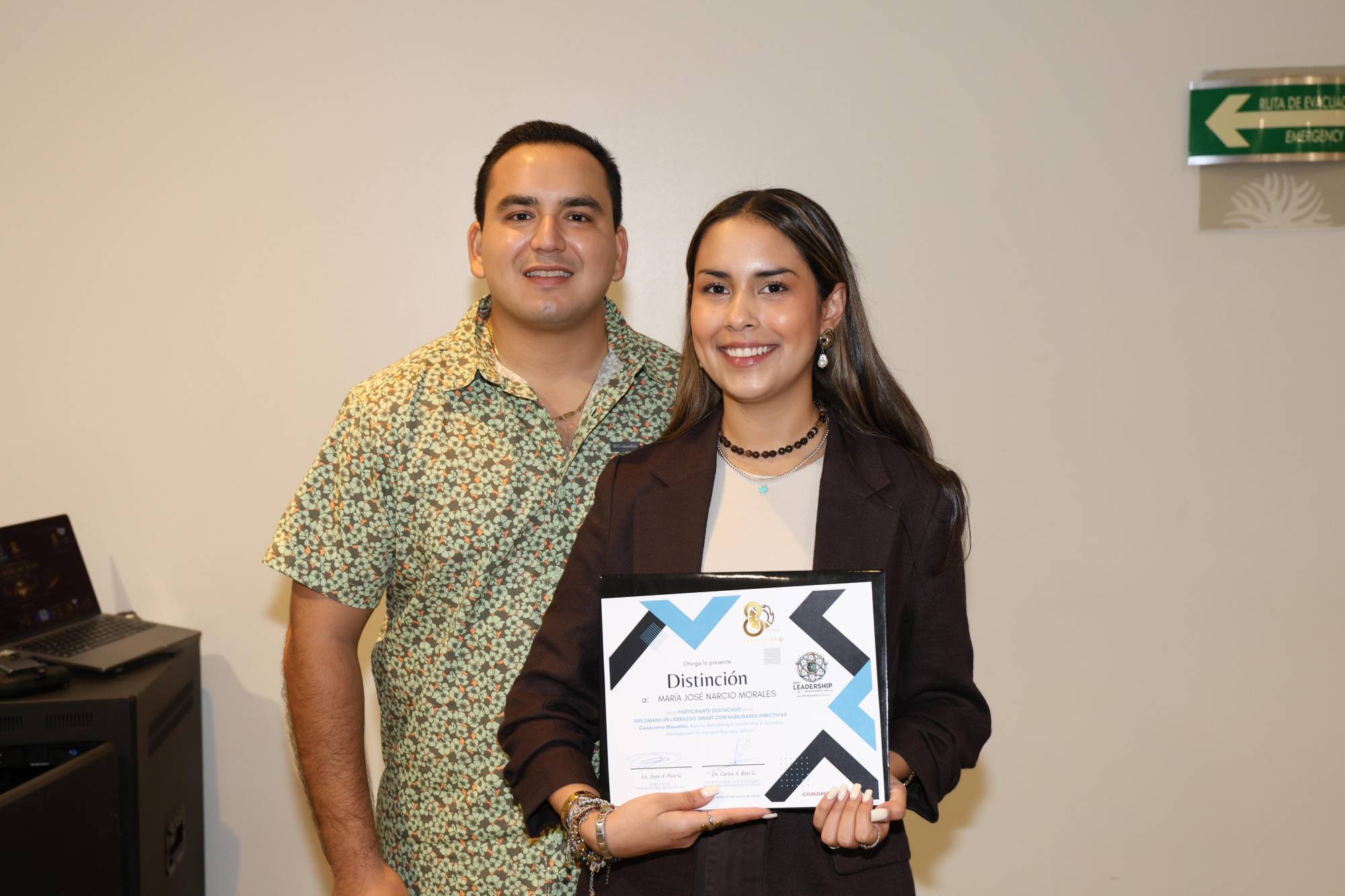 $!Herberto Gómez y María José Narcio.