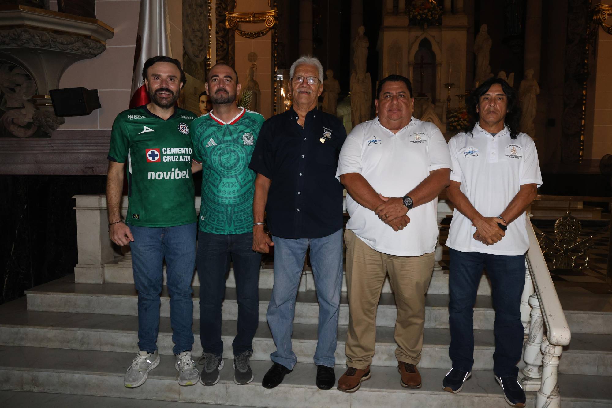 $!Ramón Osuna, Alejandro Camacho. José Núñez, Juan Andrés Barrón y Ricardo Cañedo.