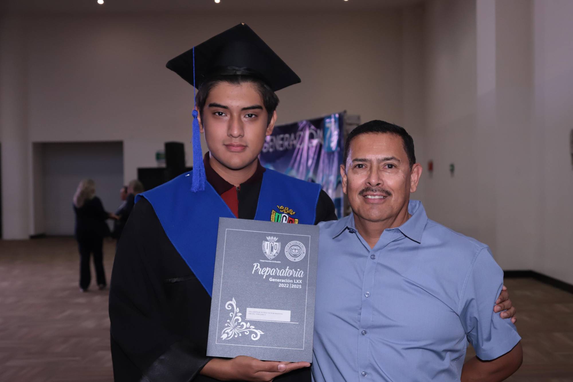 $!Víctor Manuel junto a su papá, Víctor Manuel Villaseñor Mora.