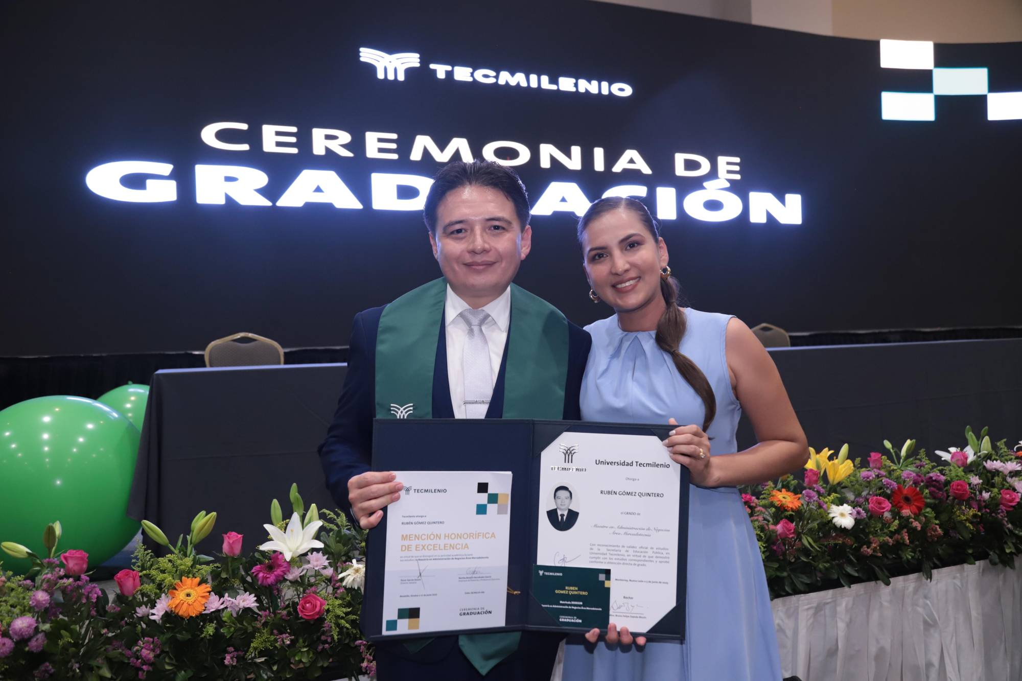 $!Rubén Gómez y Rosario Cruz.