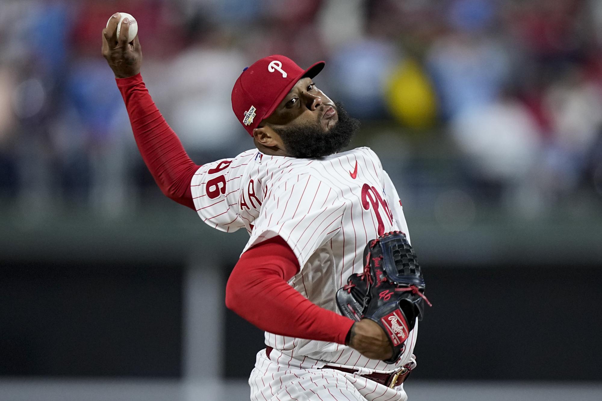 $!Segura brilla y Filis doblegan a Padres para irse arriba en la Serie de Campeonato