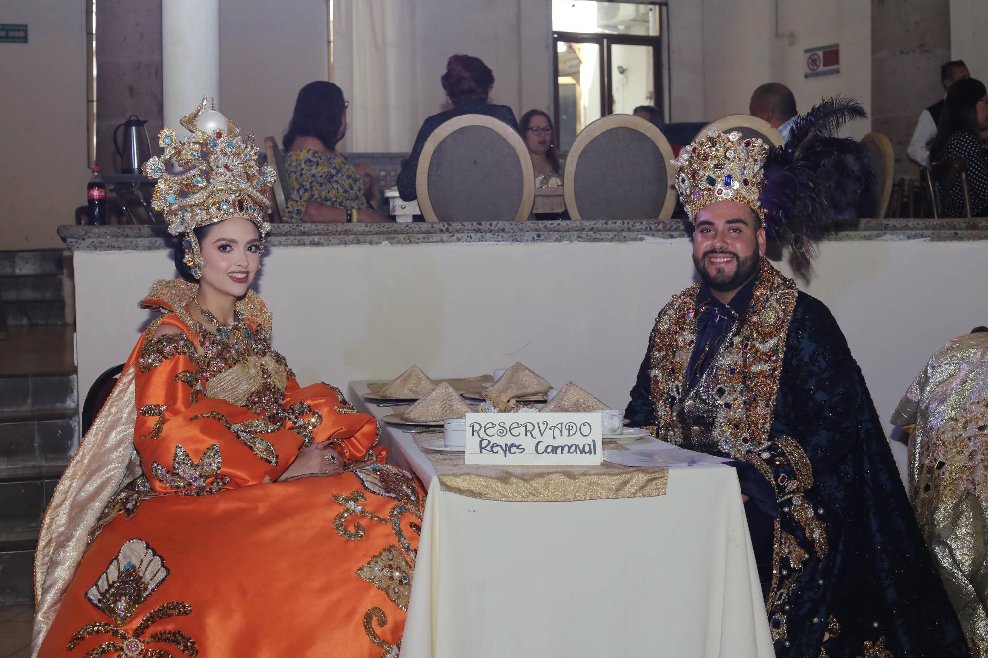 $!Lucero Lizárraga y Bryan Durán, Reina y Rey de la Alegría del Carnaval de Mazatlán 2025.