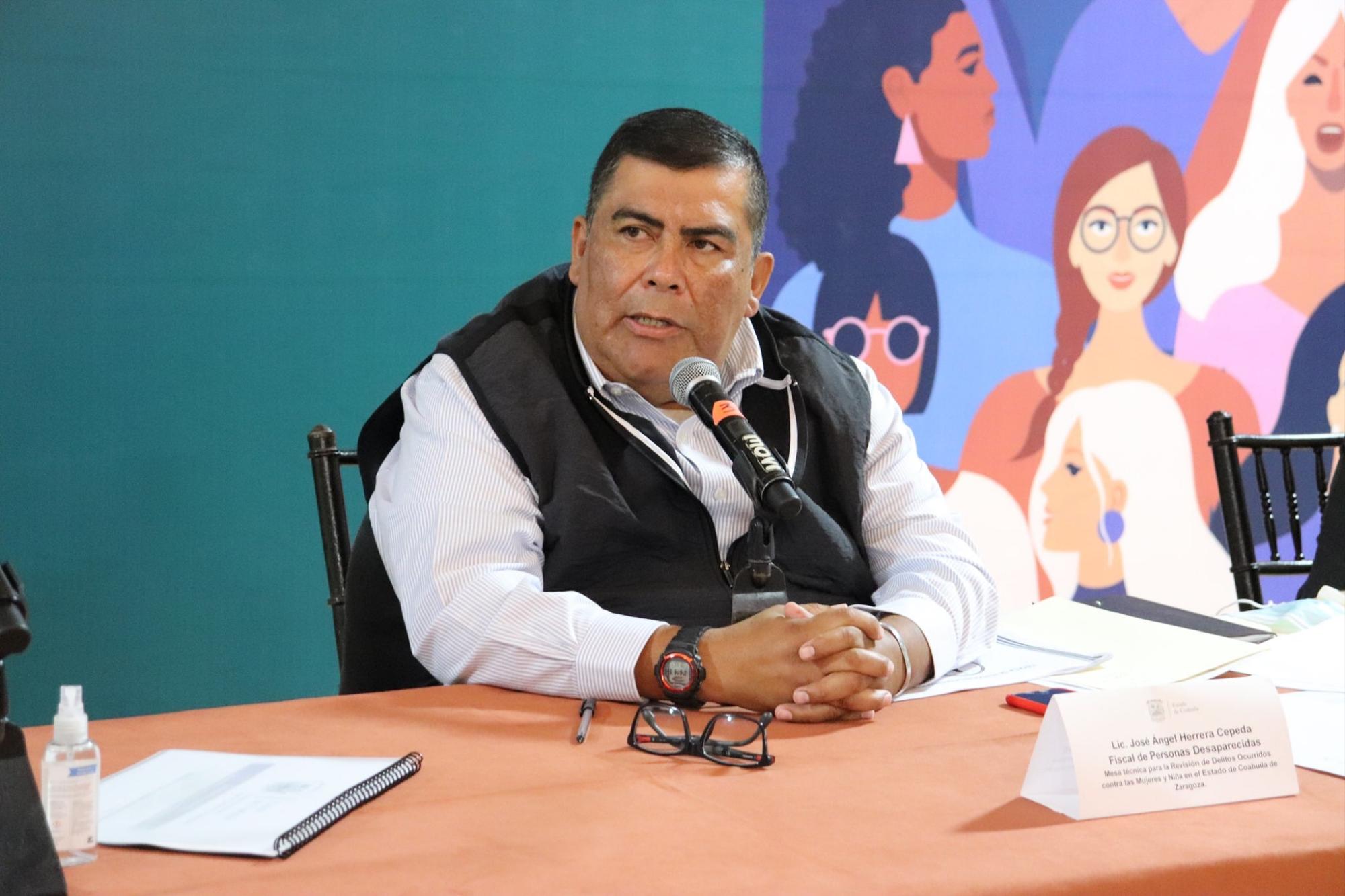 $!José Ángel Herrera Cepeda, fiscal de personas desaparecidas en Coahuila, aseguró que fueron eliminados del registro nacional entre 60 y 70 nombres de personas reportadas como desaparecidas que fueron localizadas.