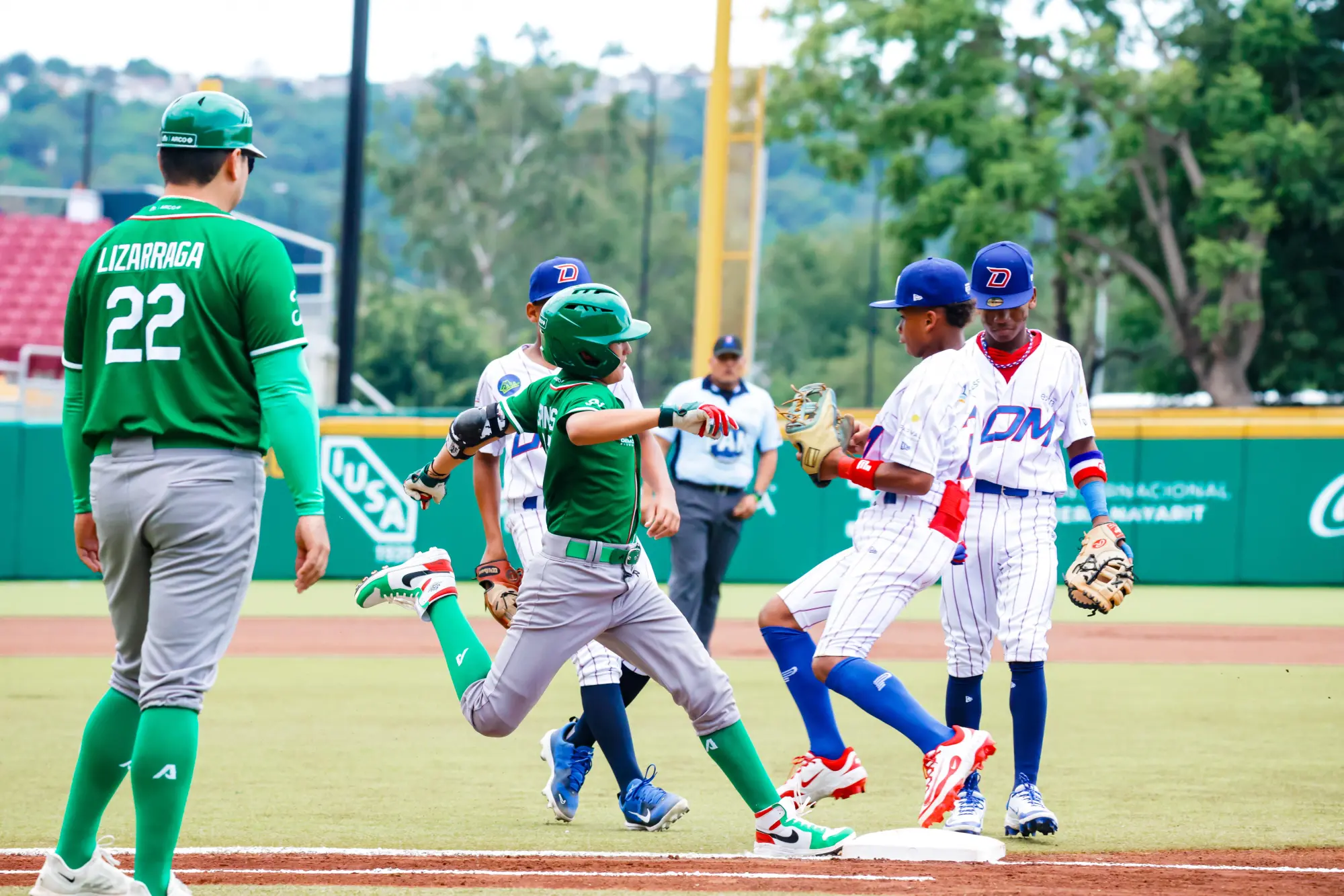 $!República Dominicana vence 14-2 a México Verde y sigue invicta en la Serie del Caribe Kids