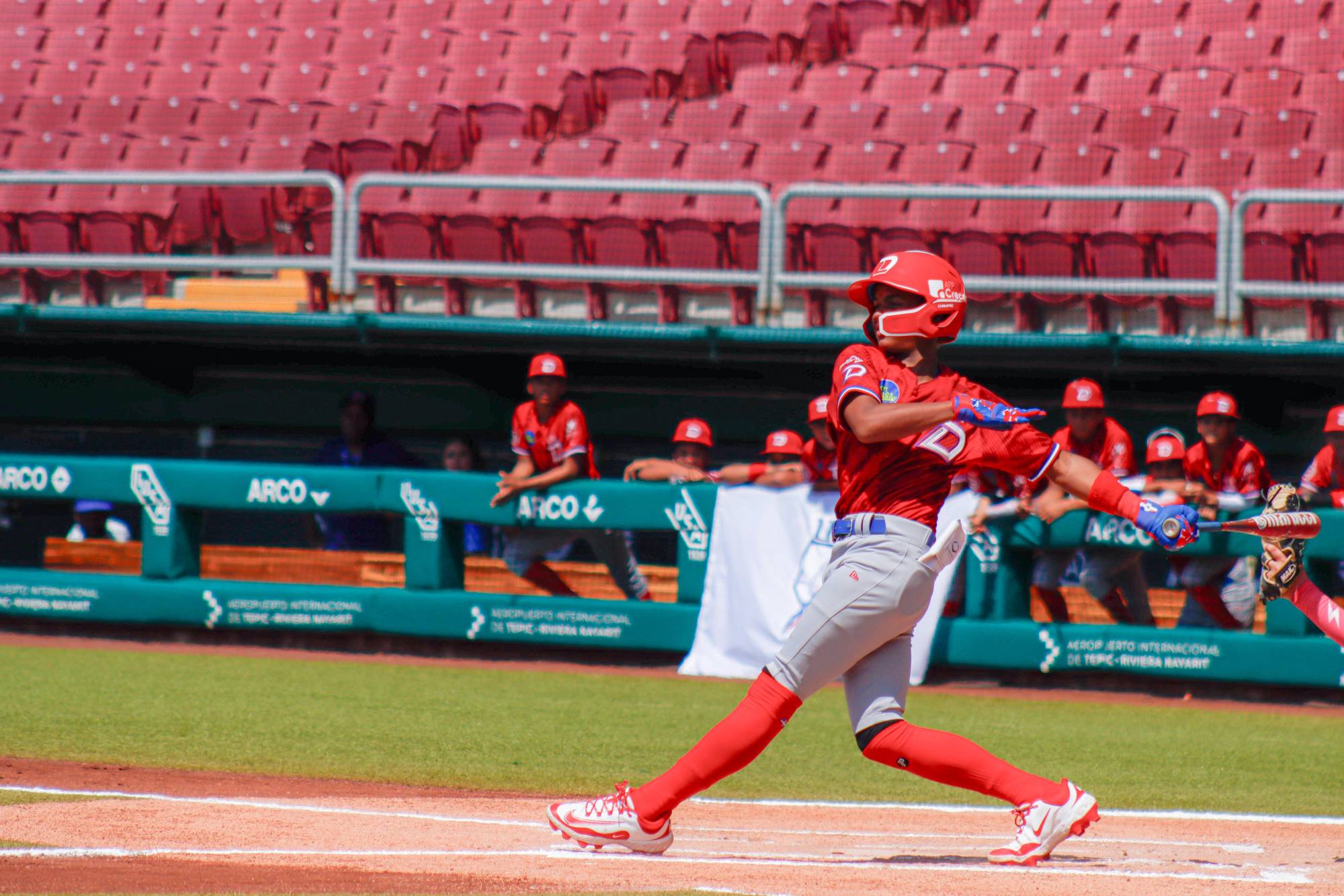 $!Tomateros cierra la fase de grupos con derrota ante Dominicana en Serie del Caribe Kids