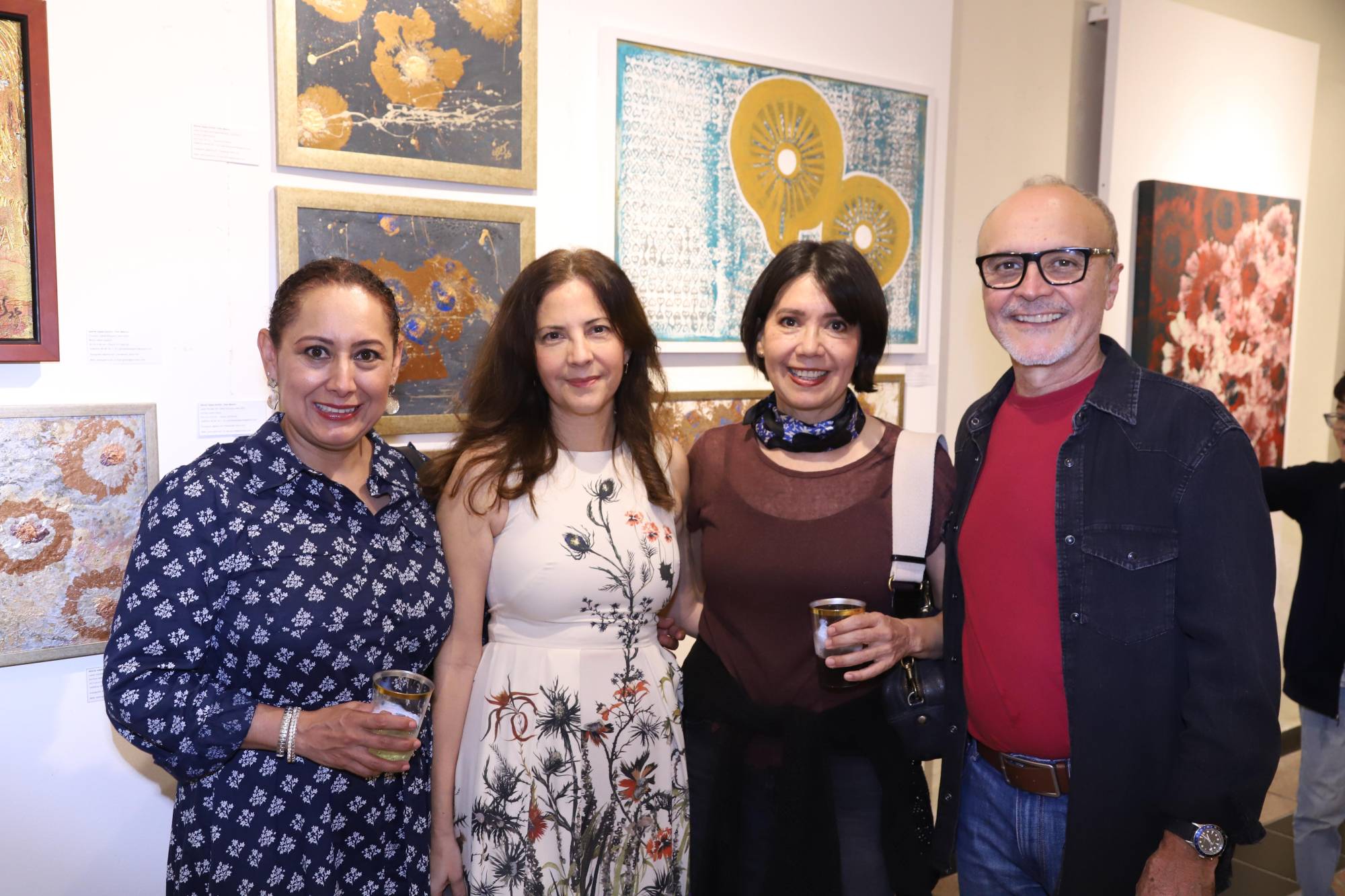 $!Evelyn Mata, Gaby Ramírez, Carolina Ley y Jesús Daniel López.