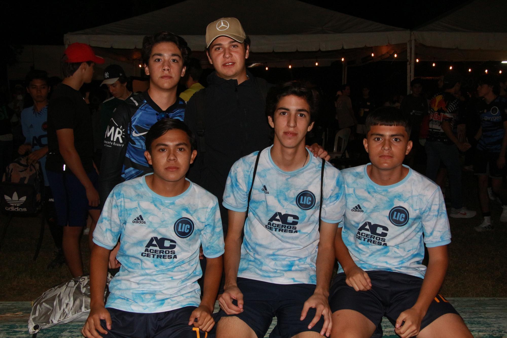 $!Diego Sánchez, David Cárdenas, Ángel Suzuki, Alejandro Carrillo y Carlos Franco.