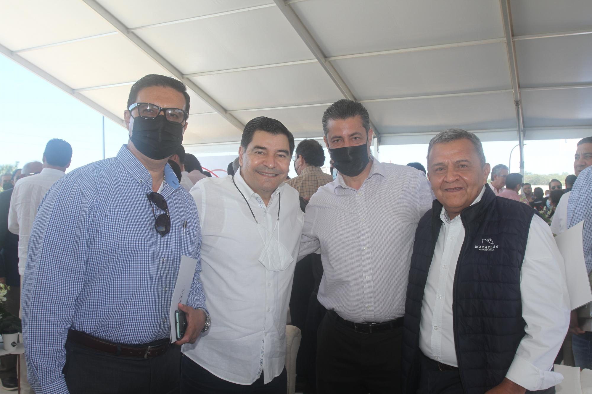 $!Édgar Tostado, Javier Lizárraga, Eduardo Martínez y Miguel Aquileo Azcona Infazón.