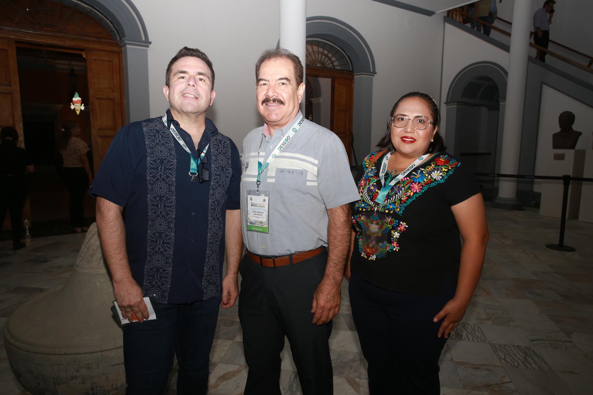 $!Polo Reyes, Bibiano Cid Ochoa y Celina Brito.