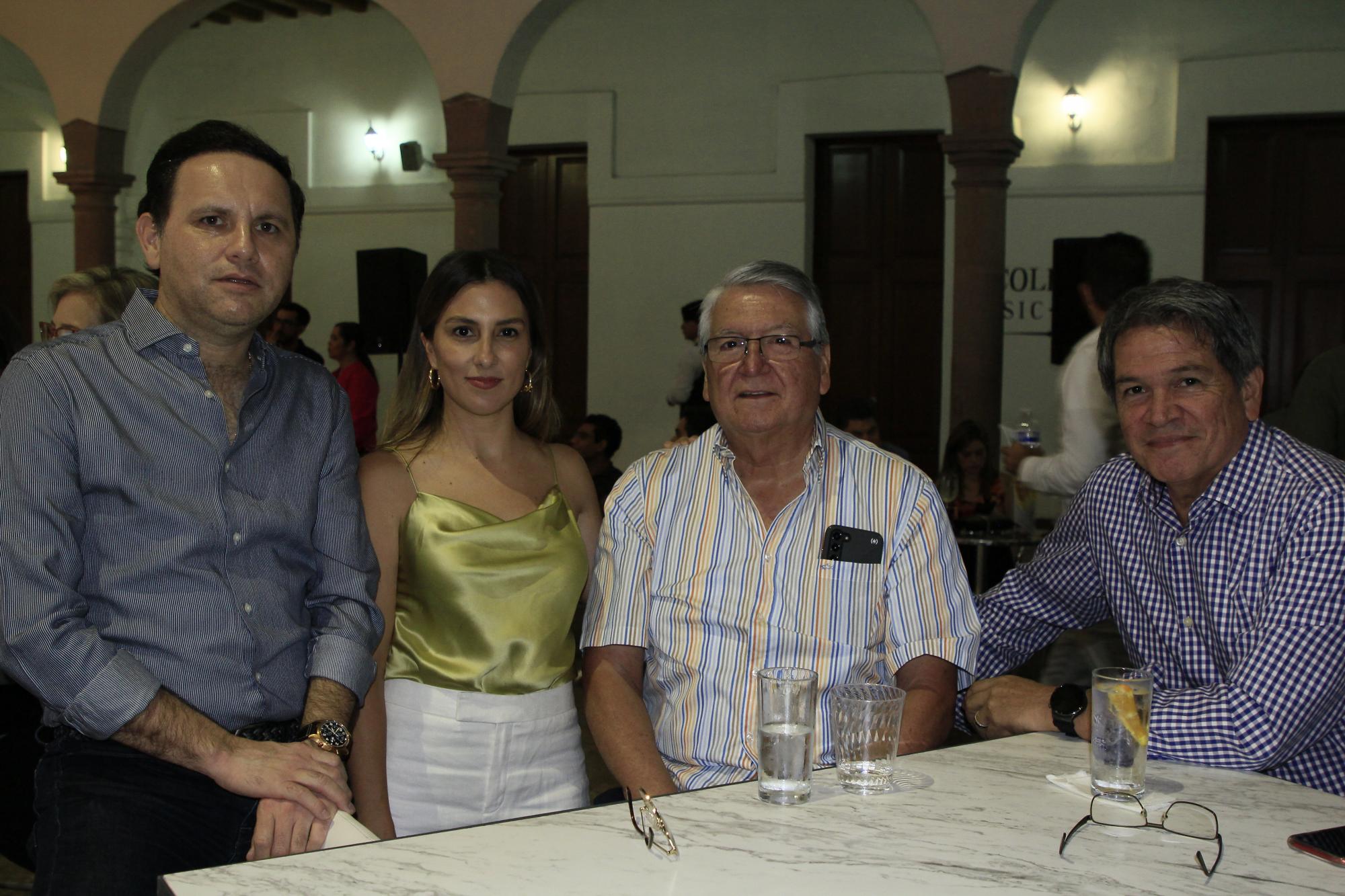 $!Adolfo Urtusuástegui, Andrea López, Sergio López Podesta y Jaime López Podesta.