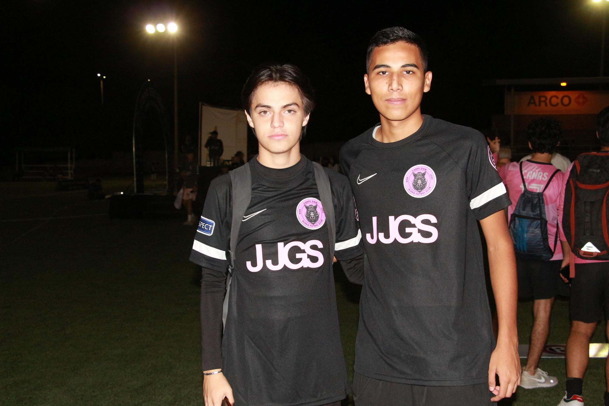 $!Íker Santiago Molina y Édgar David Gutiérrez.