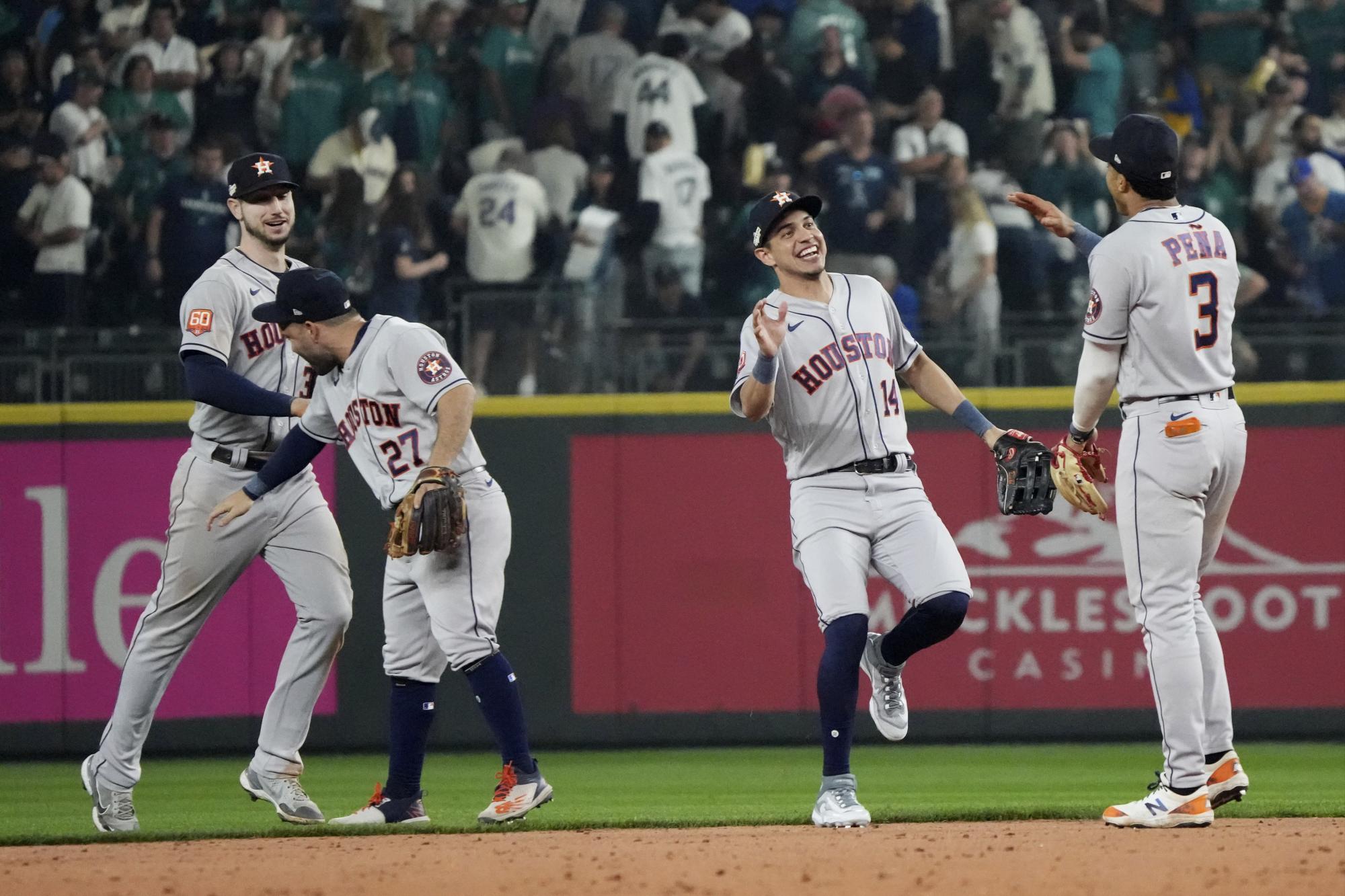 $!Los Astros ganan batalla épica de 18 innings a Marineros y avanzan a la Serie de Campeonato