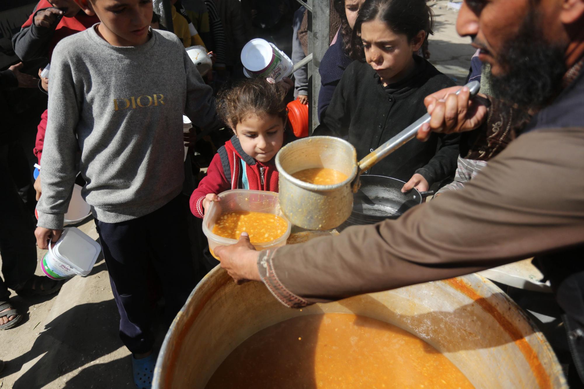 $!Más de 2 millones de palestinos pasan hambre en distinto grado