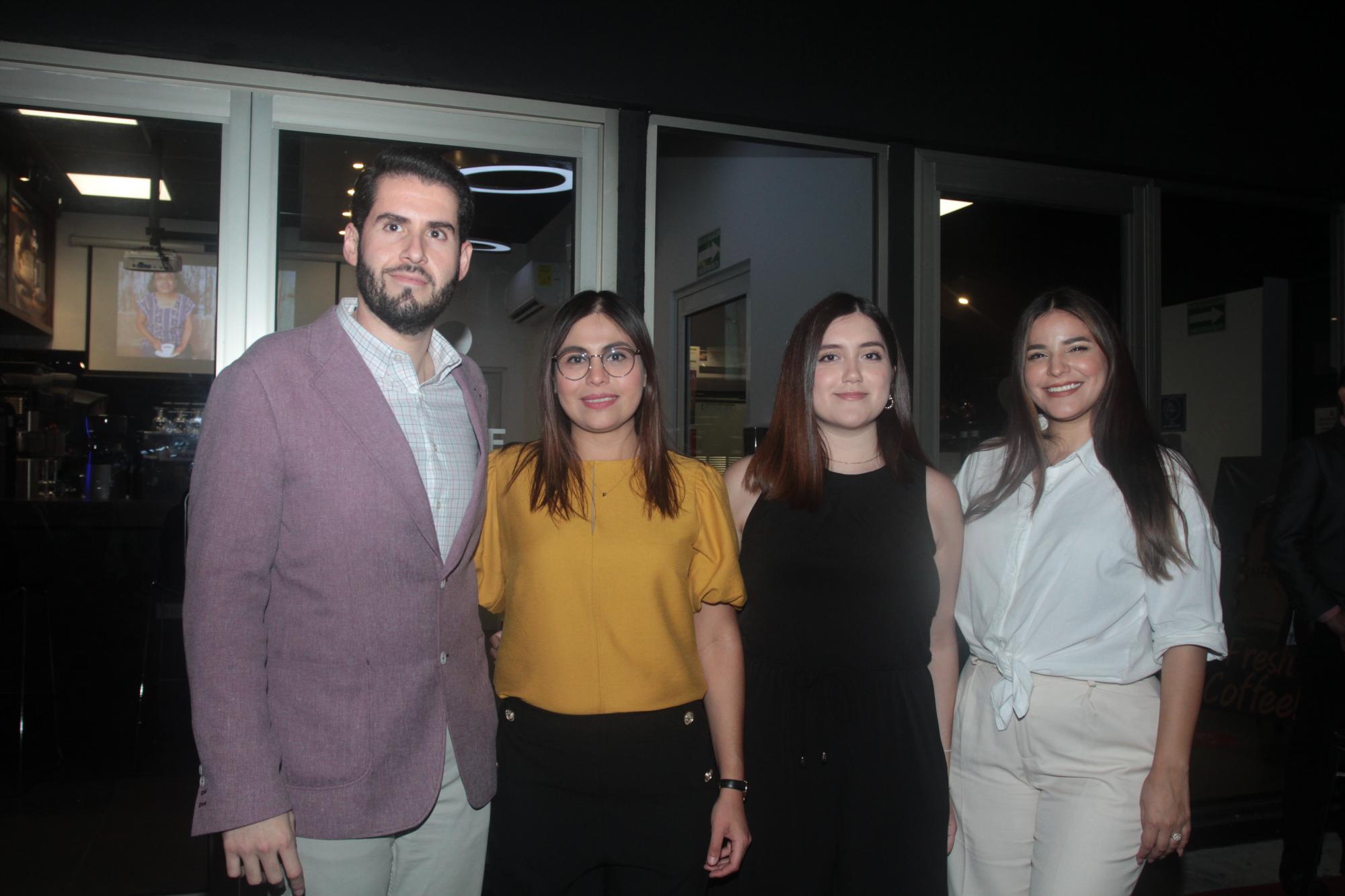 $!Adrián Gallardo, María Paz, Fernanda Lagunes y Tanya Gallegos.
