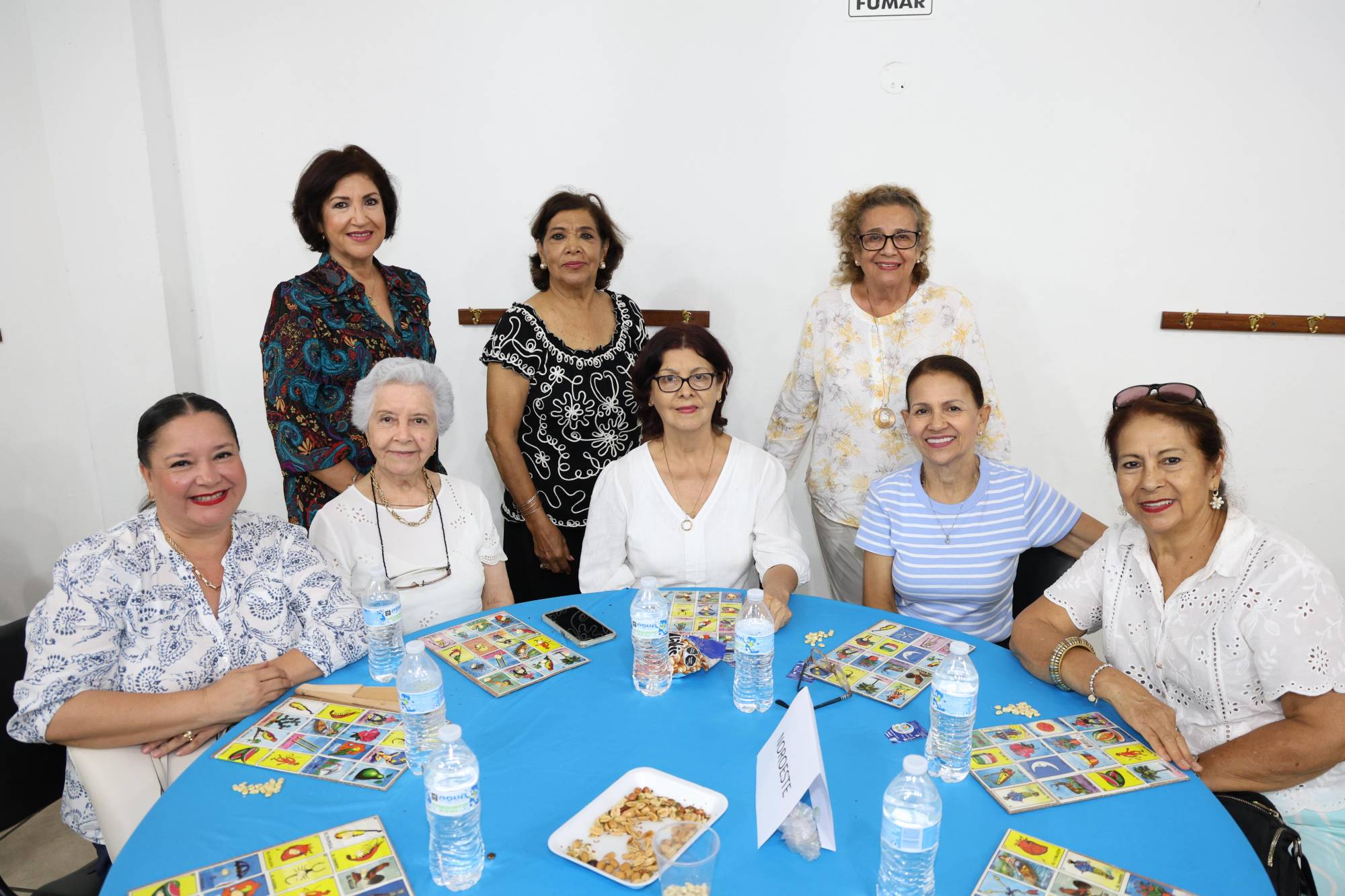$!Gracia Alonso, Elvia Márquez, Carmela Villavelazquez, Lupita Montalvo, Lupita Torres, Tere Ávila, Beatriz y Soledad Quintero.