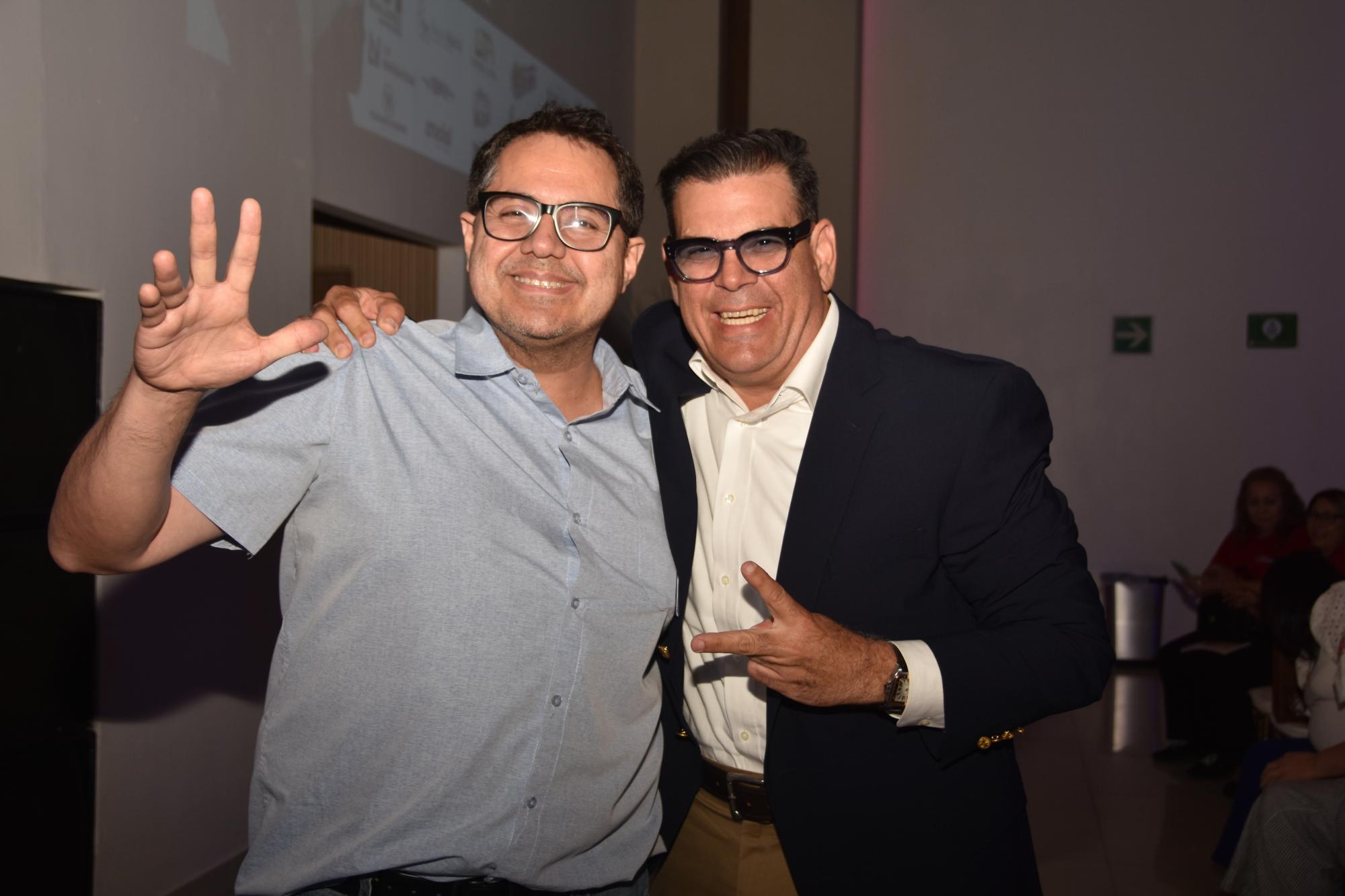 $!Gnozin Navarro y Roque Mascareño.