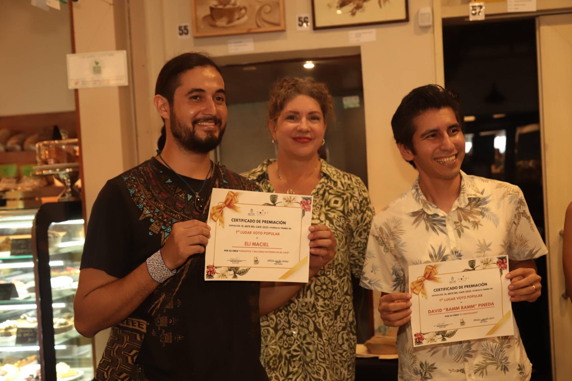 $!Eli Maciel, Marianne Biasotti y David Pineda.