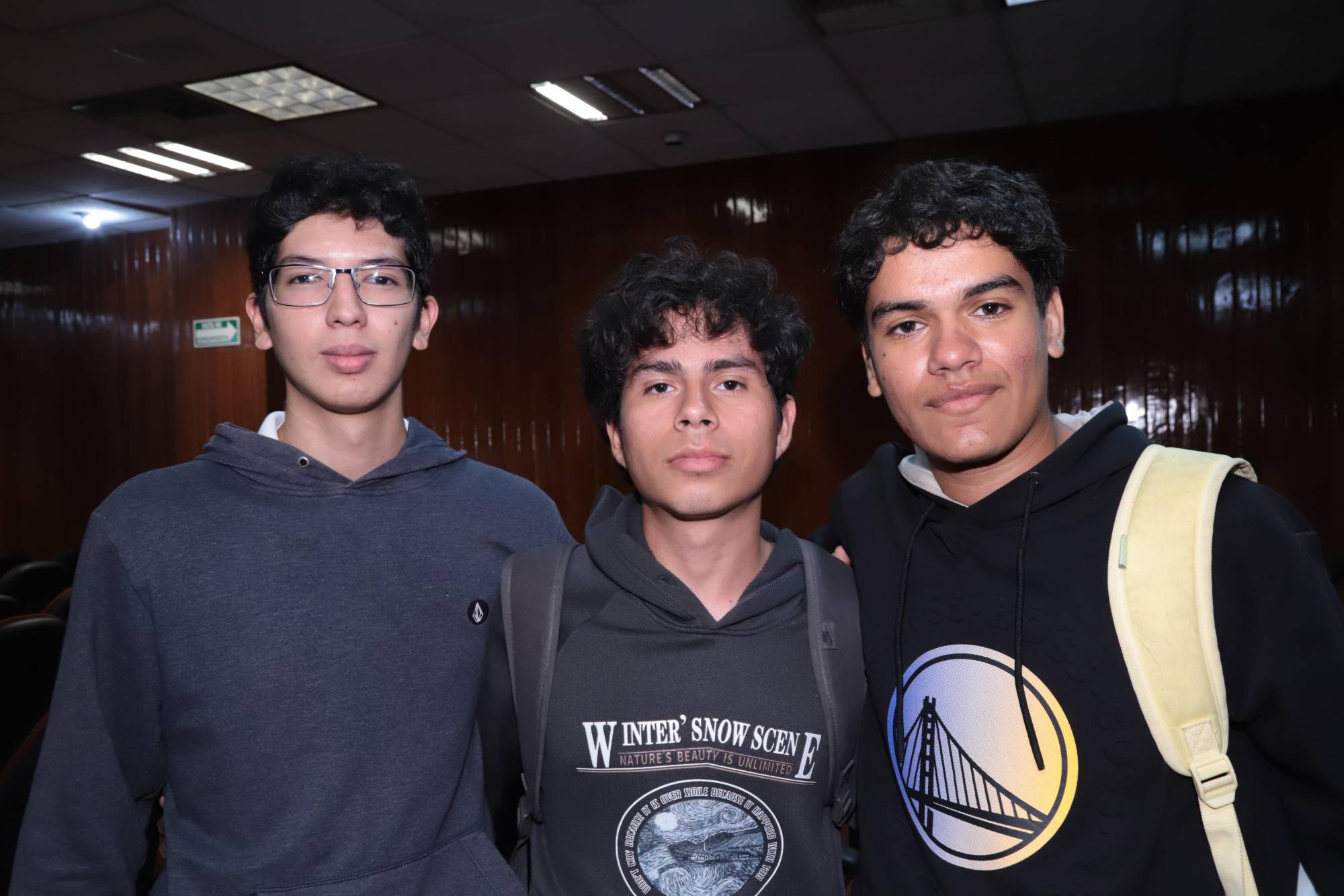 $!Luis Cañedo, Diego Barraza y Omar Lipchak.