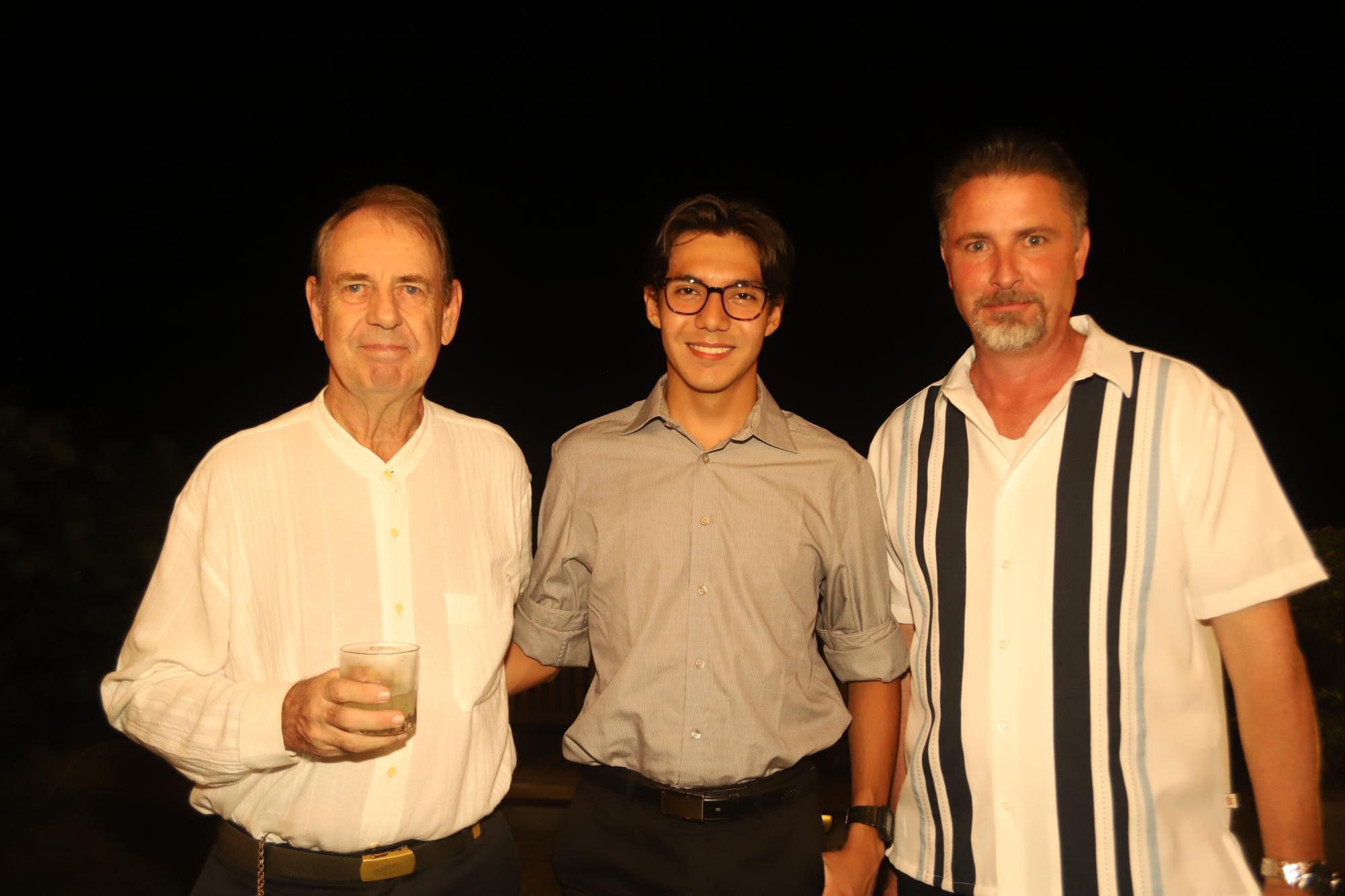 $!Jean Paul y Nicolas Valtorta y David Saracho.