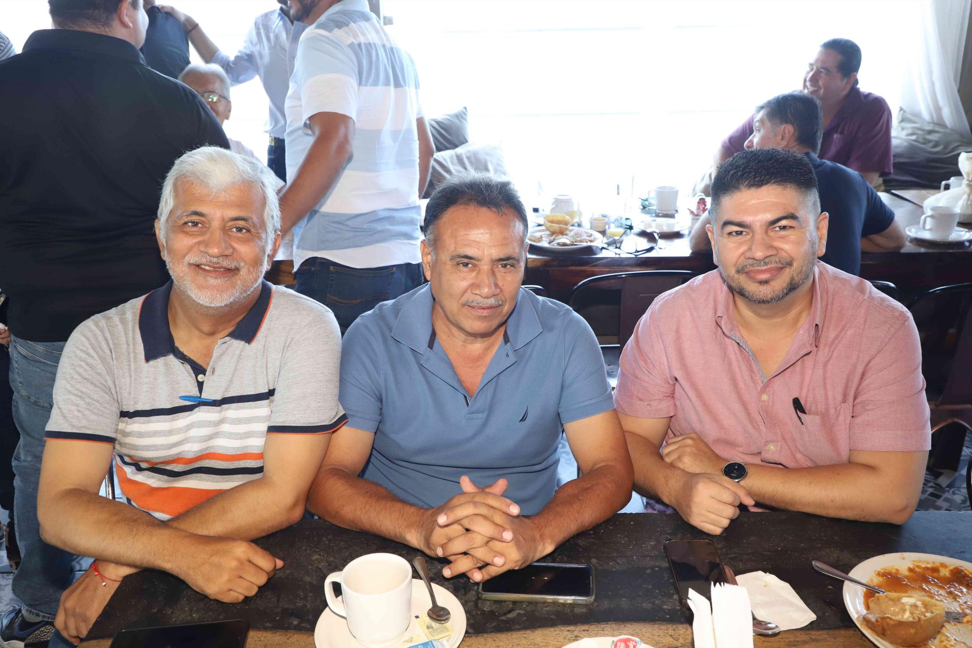$!Érick Oswaldo Canizález, Salvador García Salazar e Iván Rodríguez.