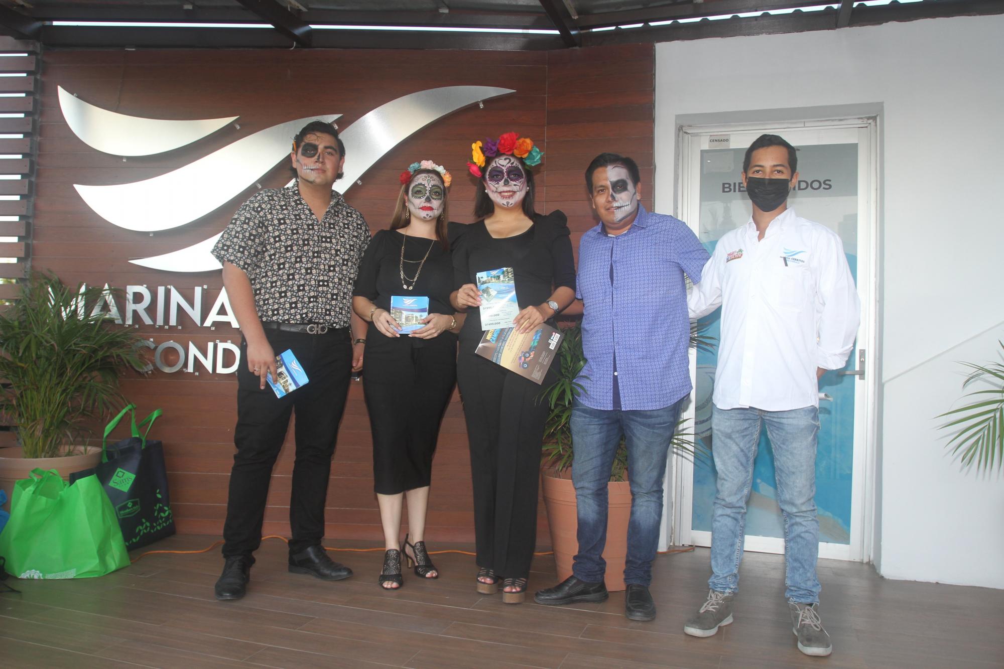 $!Uriel Martínez, Liliana Lizárraga, María José Salazar, Raúl Galindo, Neftalí Rodríguez, parte del equipo que organizó el festejo.