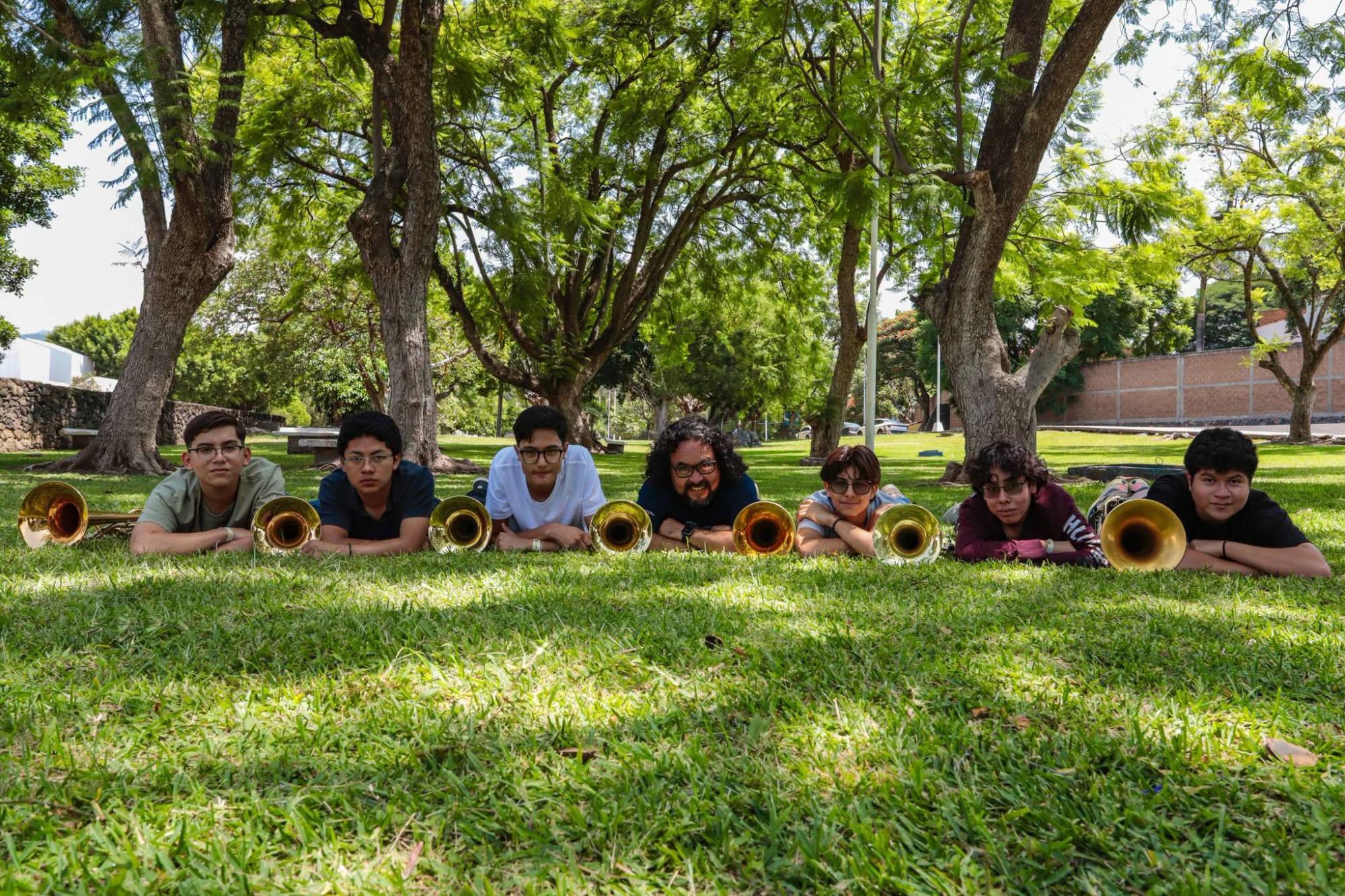 $!Los integrantes de la sección de trombón.