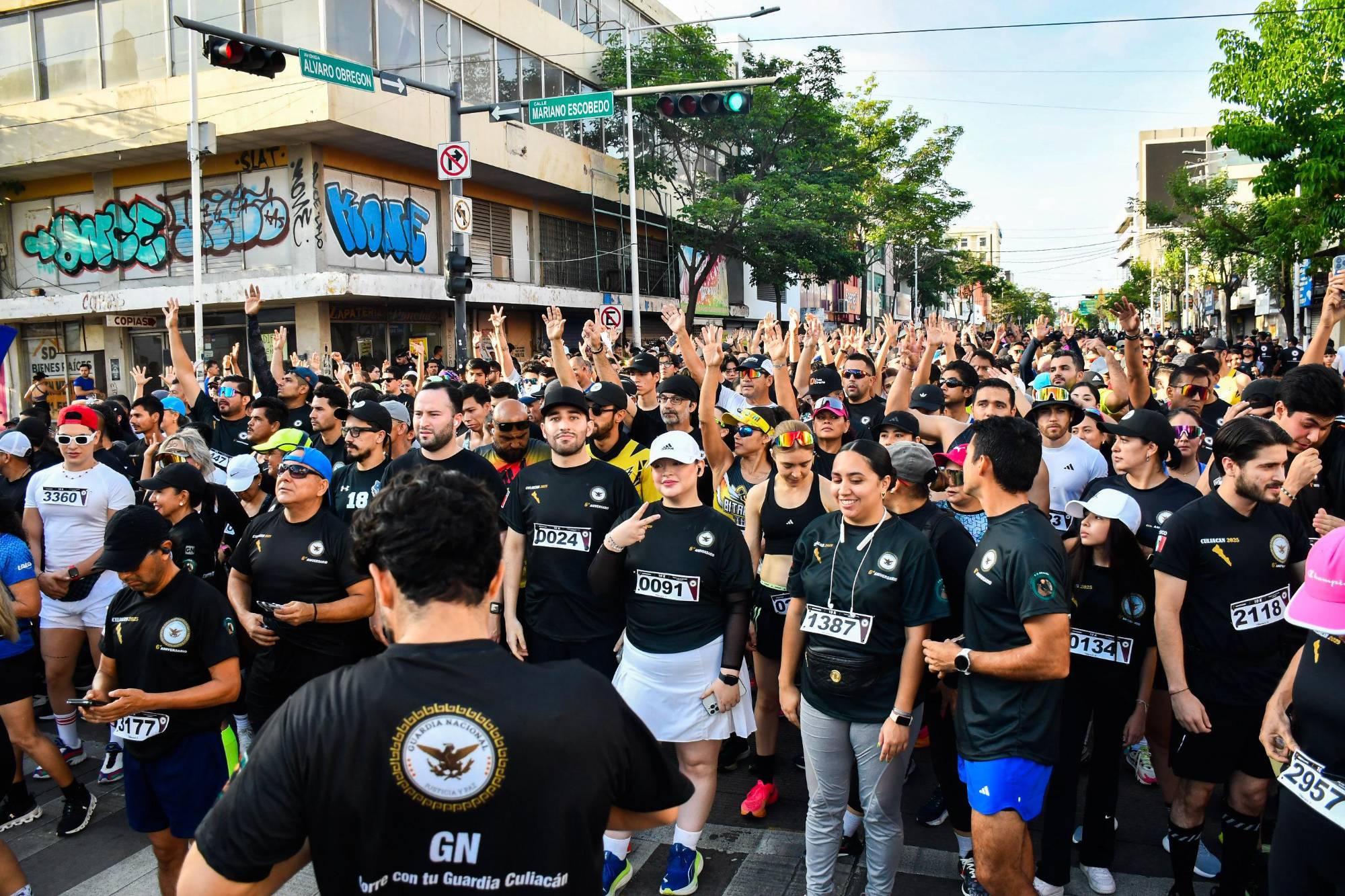 $!Guardia Nacional organiza carrera pedestre, abierta al público en Culiacán