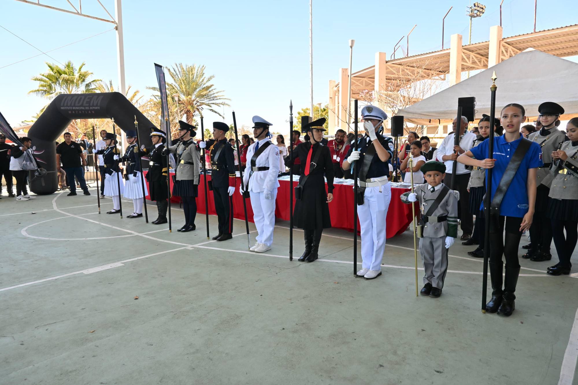 $!Disciplina y civismo reinan en el Encuentro Nacional Perla del Pacífico Mazatlán, de Escoltas de Bandera